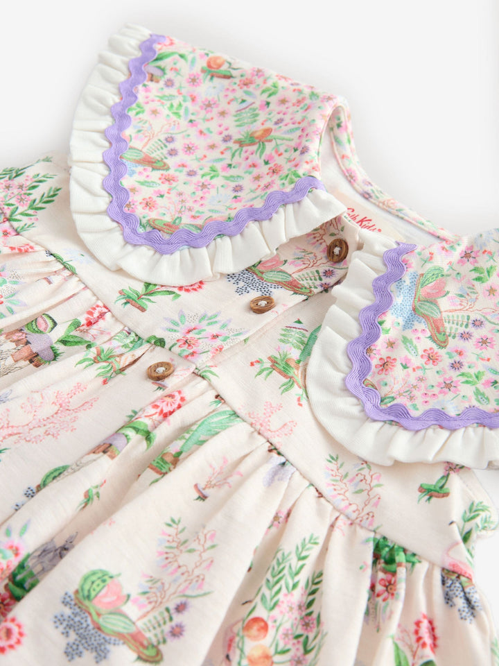Cream Collared Dress (3mths-7yrs)