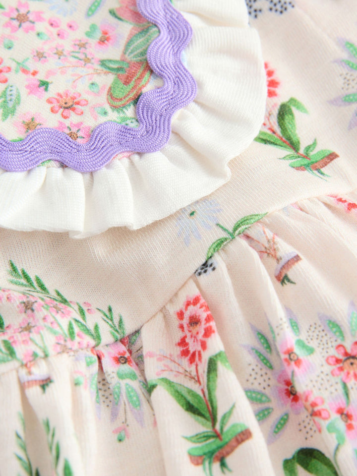 Cream Collared Dress (3mths-7yrs)