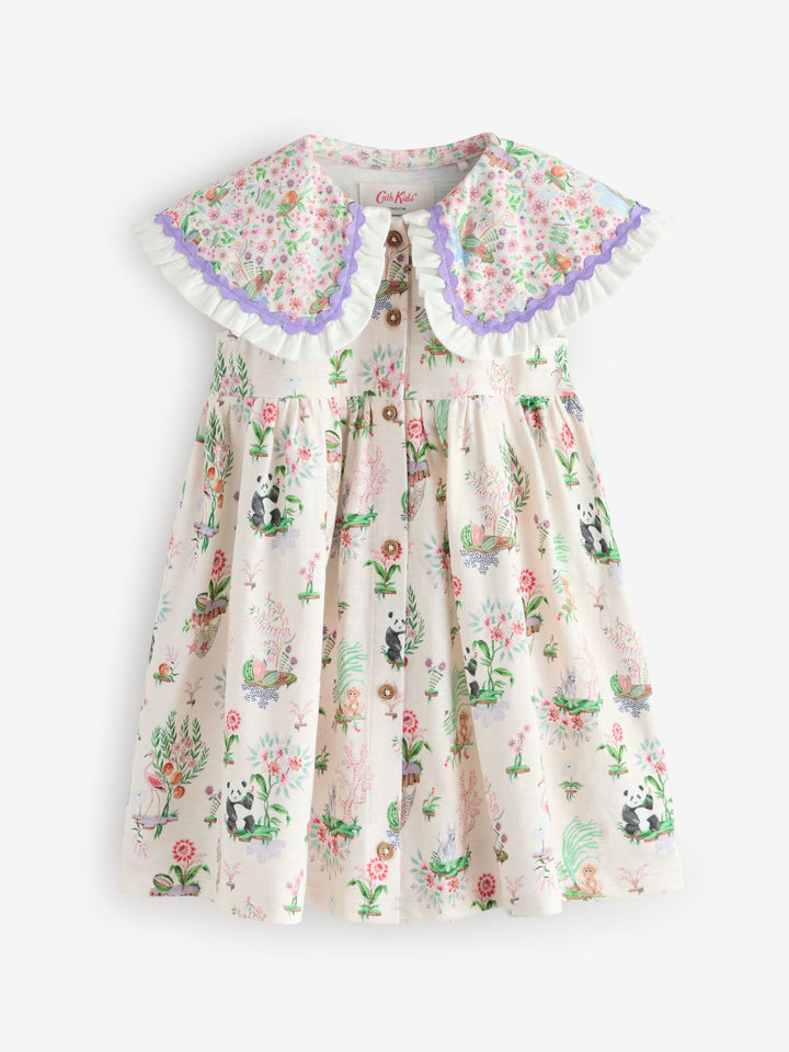 Cream Collared Dress (3mths-7yrs)