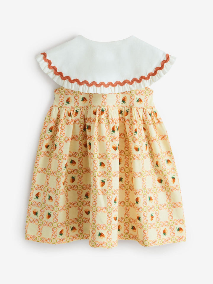 Yellow Collared Dress (3mths-7yrs)