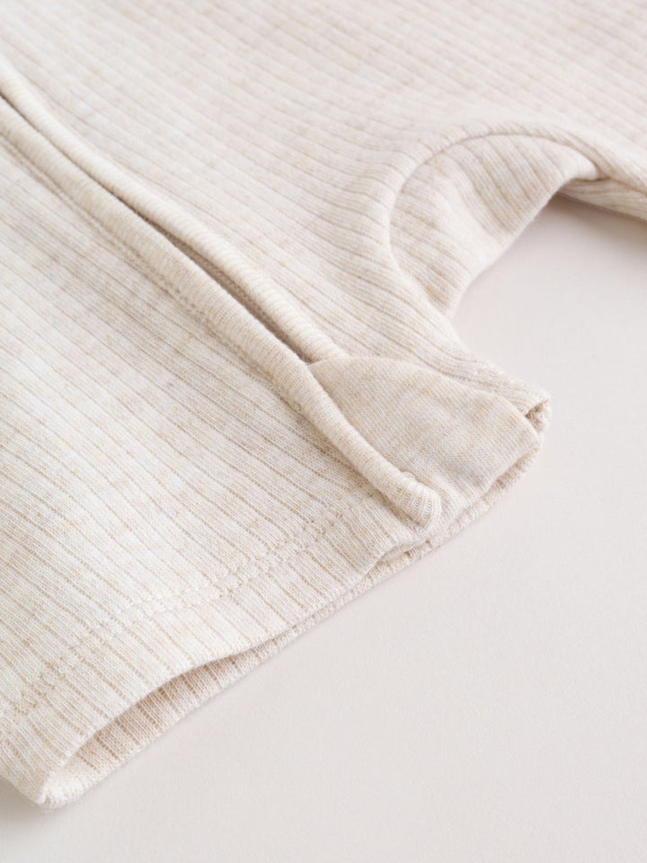 Neutral Two Way Zip Baby Rompers 3 Pack (0mths-3yrs)