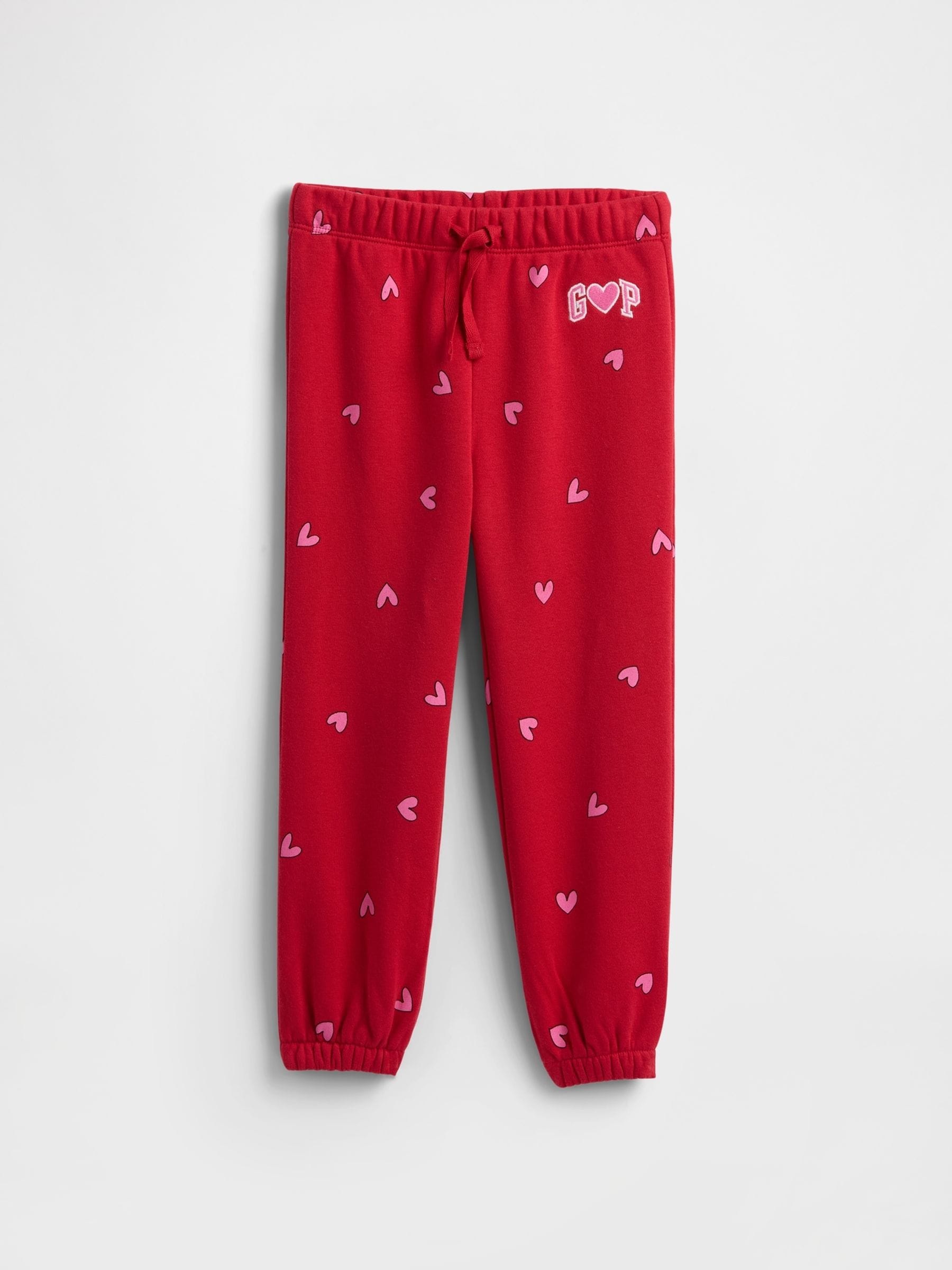 Gap Red Relaxed Pull On Logo Joggers (6mths-5yrs)