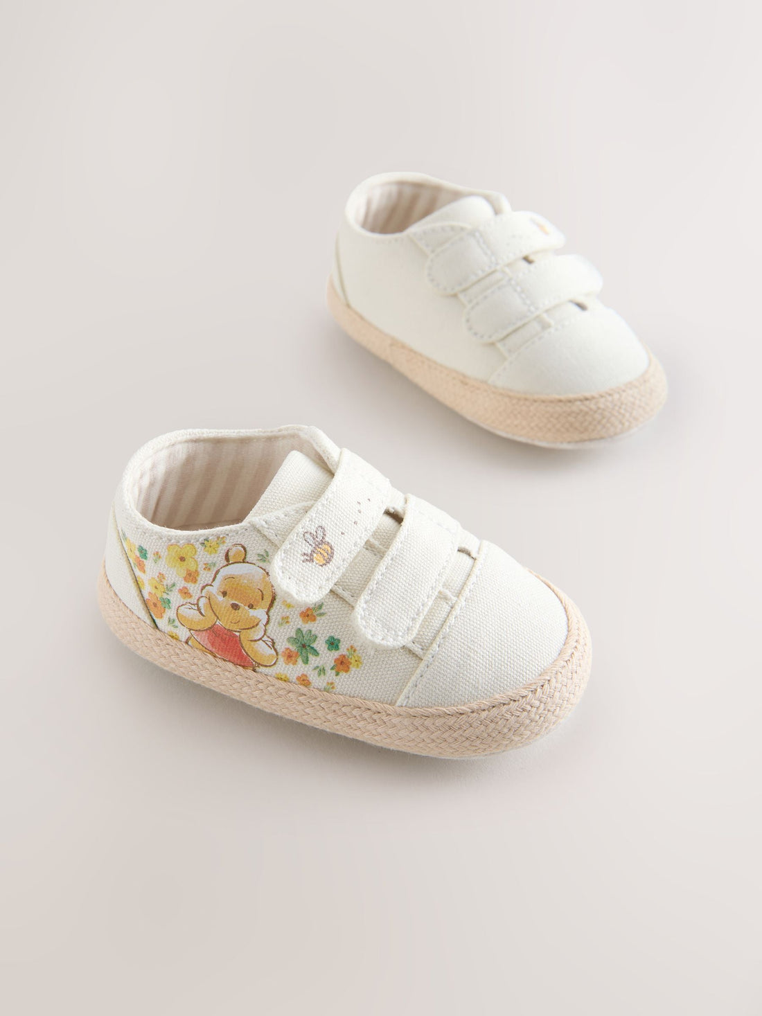 Neutral Winnie The Pooh Baby Trainers (0-24mths)