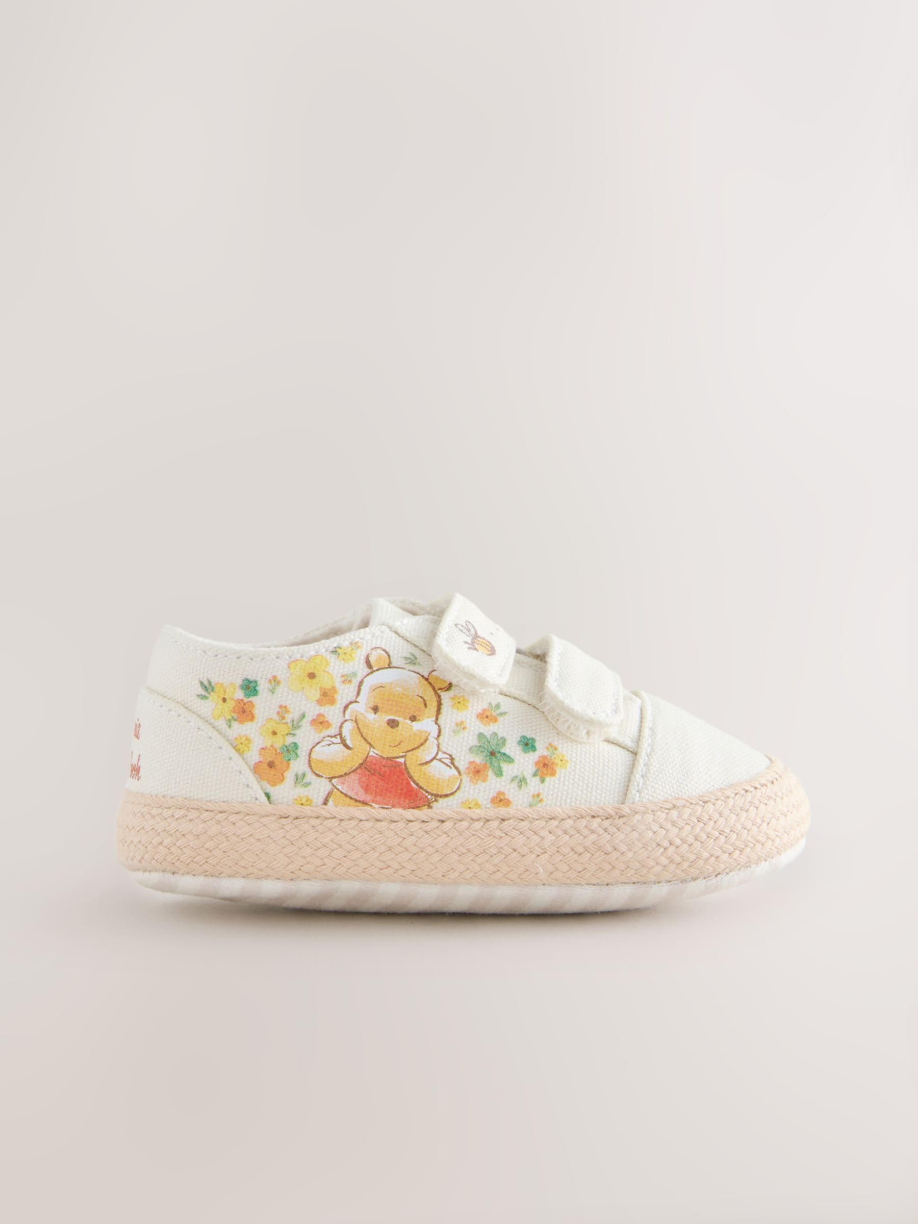 Neutral Winnie The Pooh Baby Trainers (0-24mths)