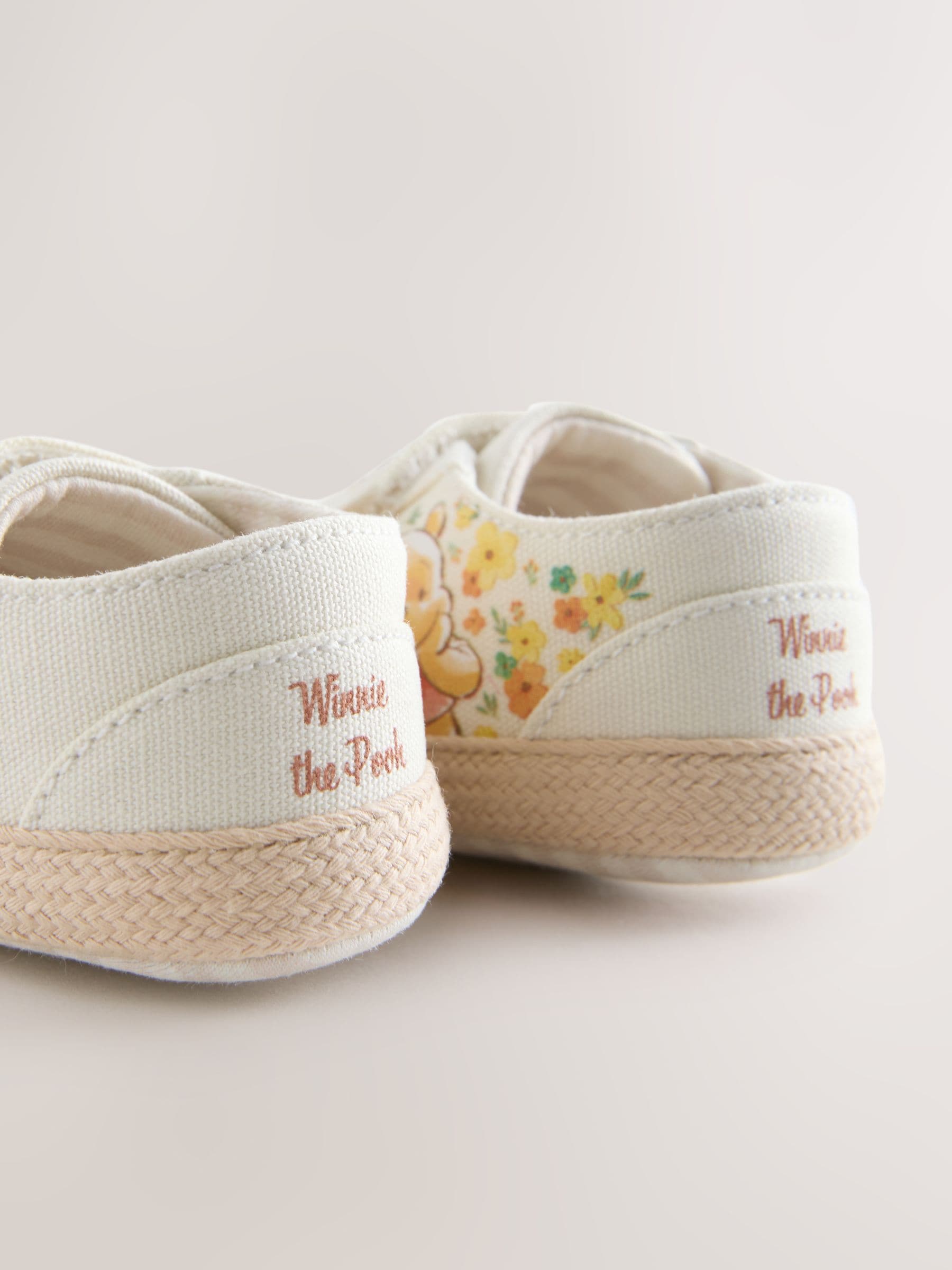 Neutral Winnie The Pooh Baby Trainers (0-24mths)