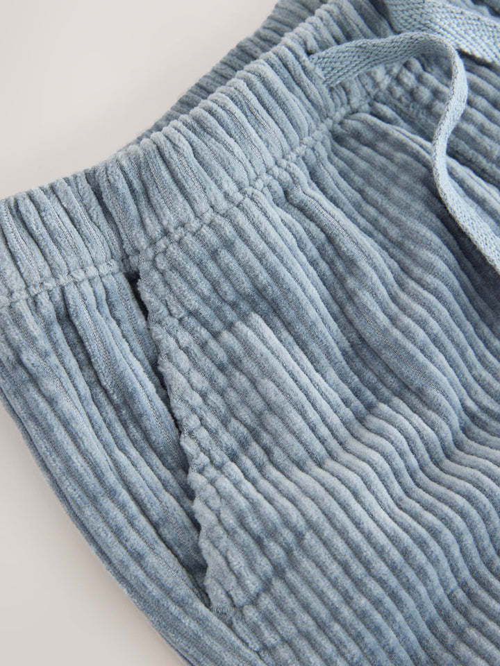 Mid Blue Corduroy Pull On Shorts (3mths-7yrs)