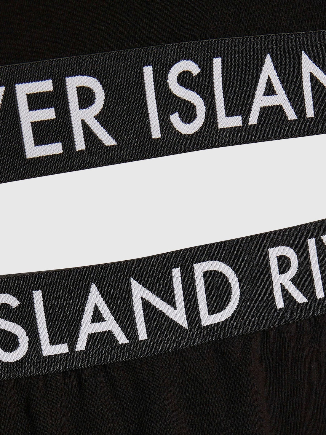 River Island Black Logo Waistband T-Shirt & Skort Set
