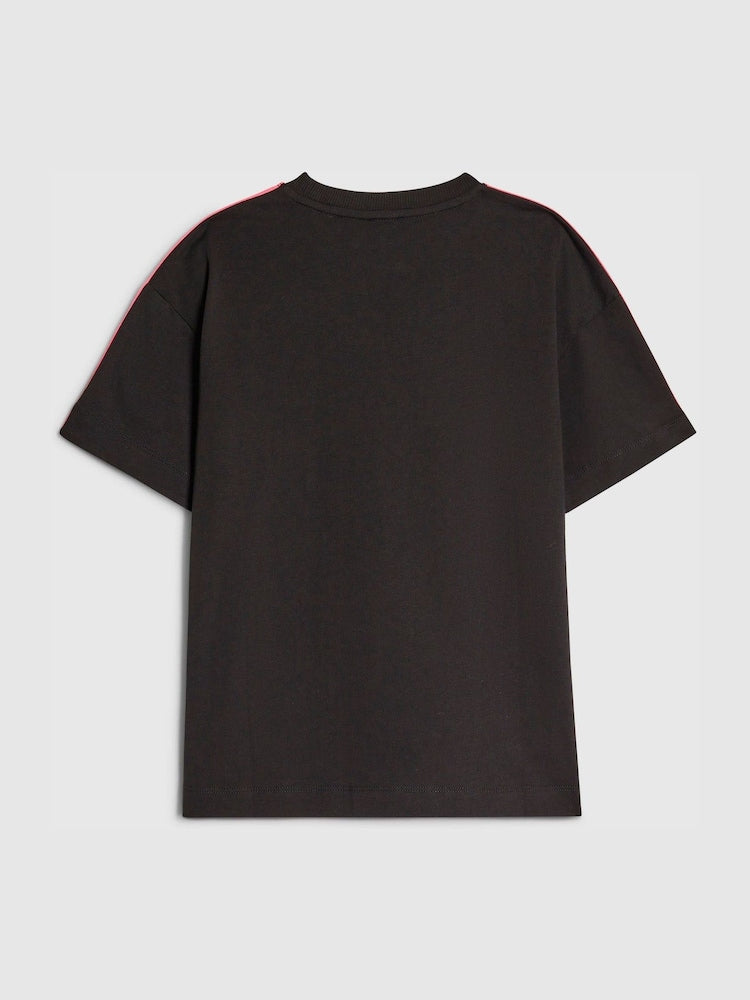 River Island Black Badge Boyfriend Fit T-Shirt