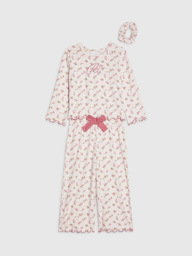 River Island Pink Rosebud Monogram Pyjamas