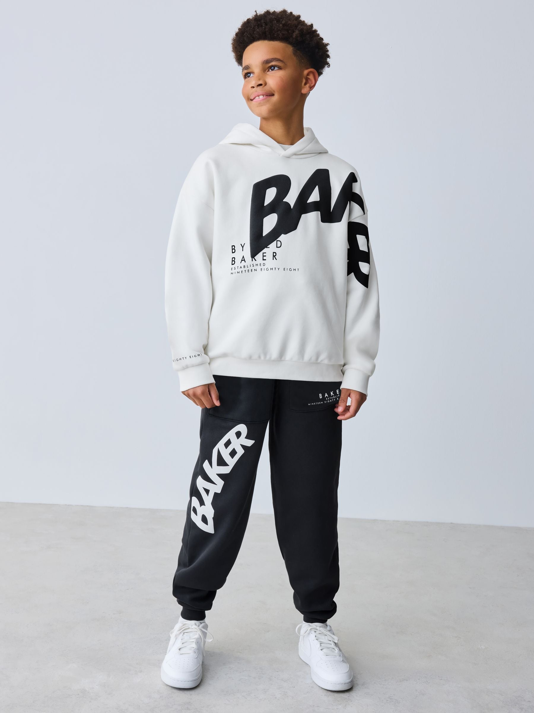 Baker by Ted Baker Oversized Graphic Hoodie and Joggers Set