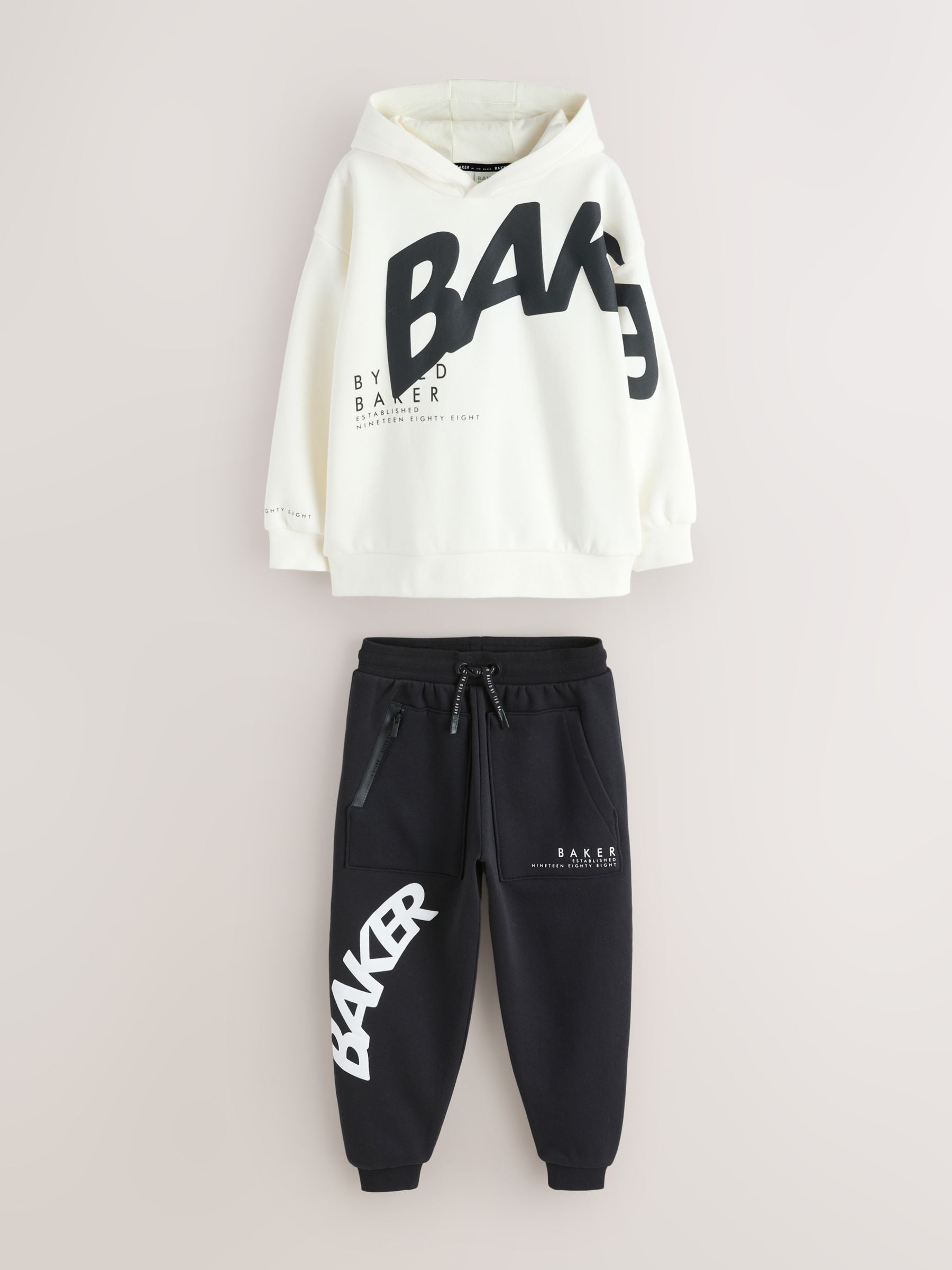 Baker by Ted Baker Oversized Graphic Hoodie and Joggers Set