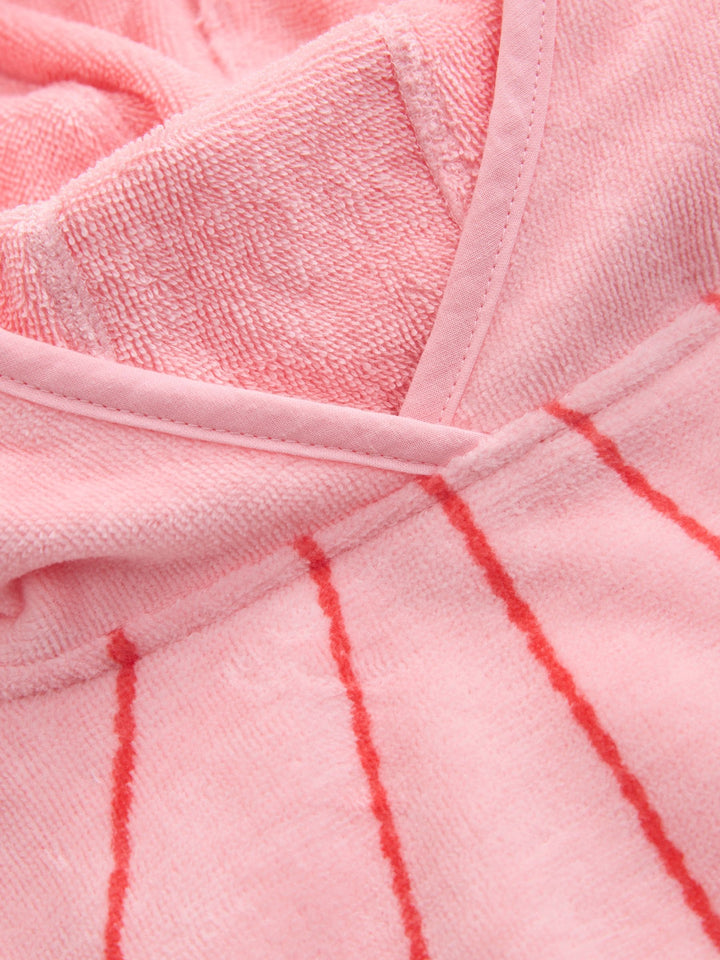 Pink Shell Towelling Poncho (9mths-10yrs)