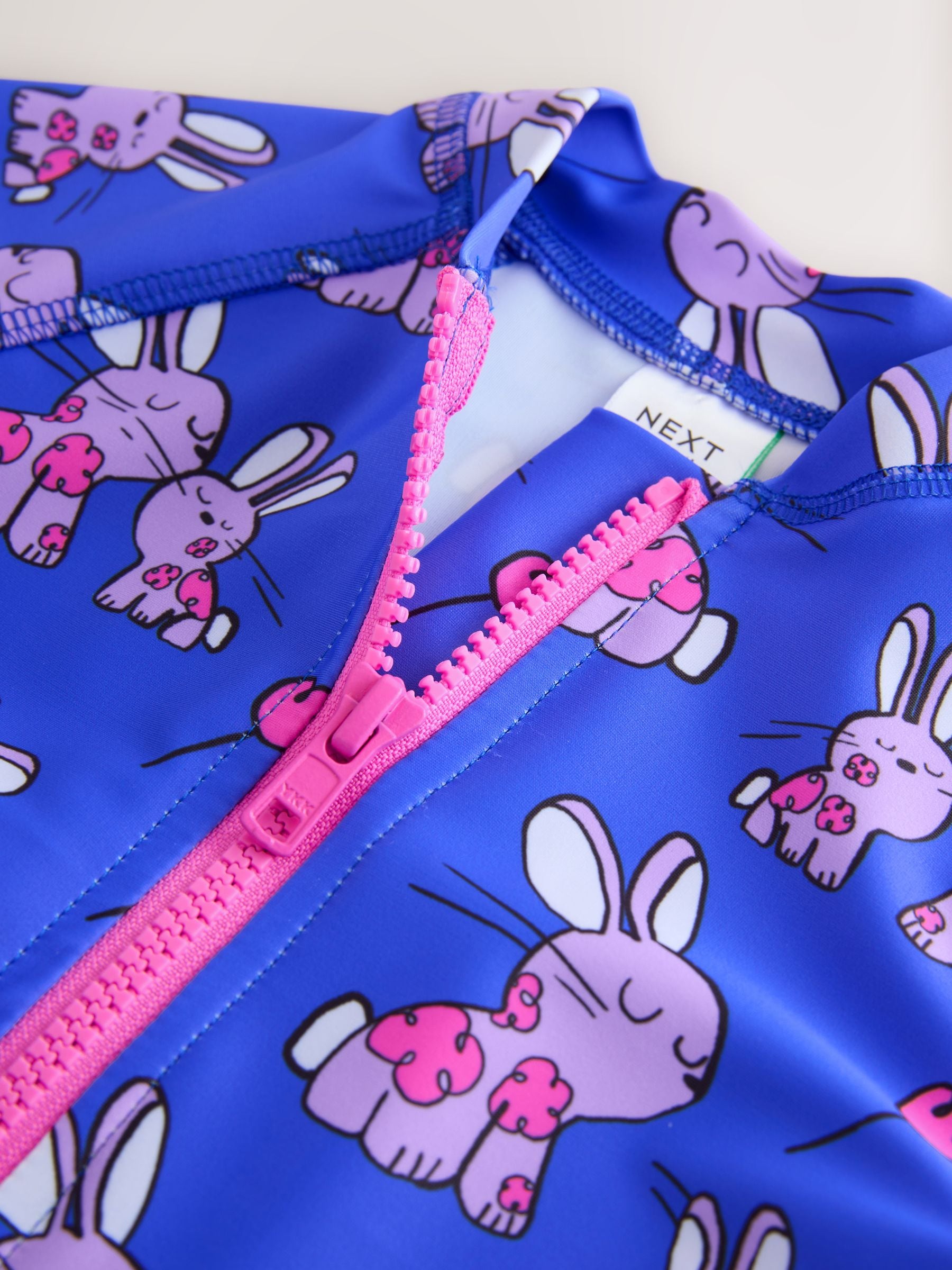Cobalt Blue Bunny Sunsafe Swimsuit (3mths-10yrs)