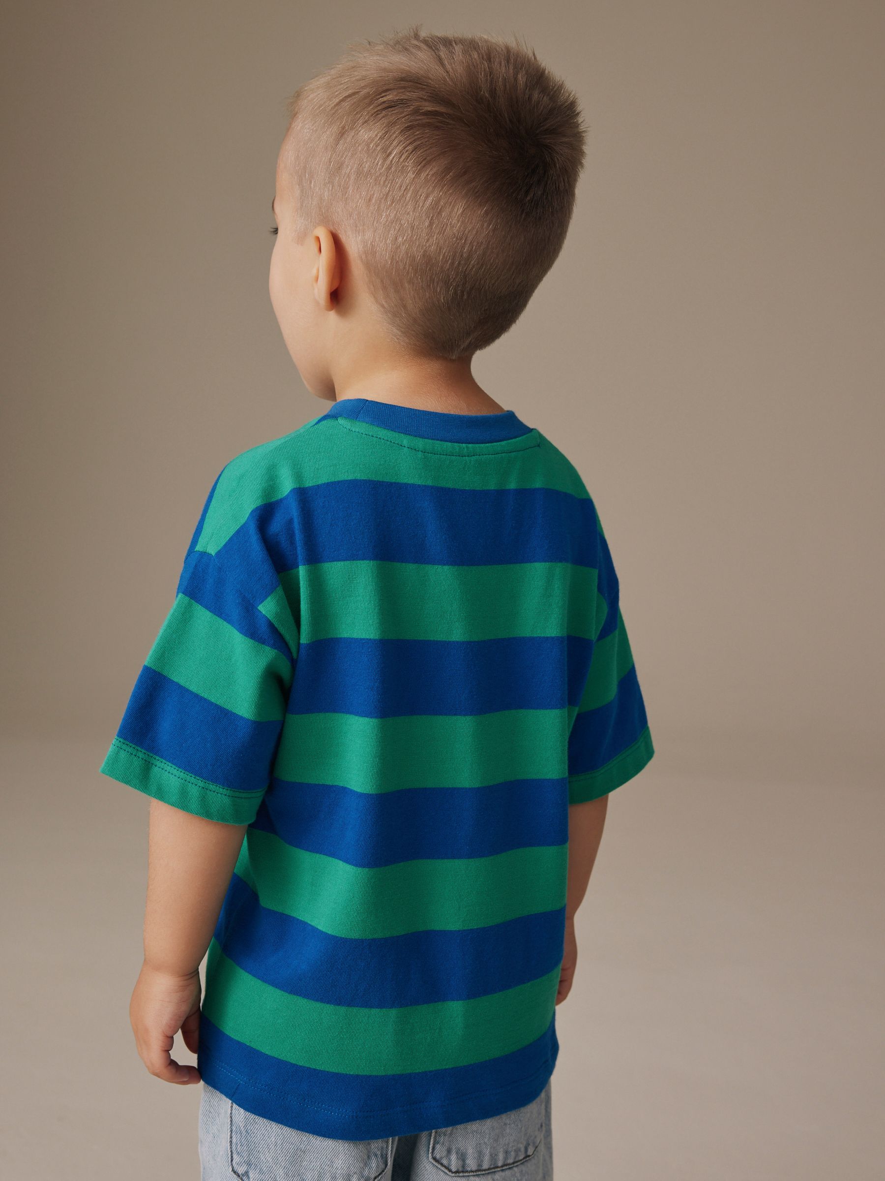Blue/Green Mickey Mouse Short Sleeve T-Shirt (3mths-8yrs)
