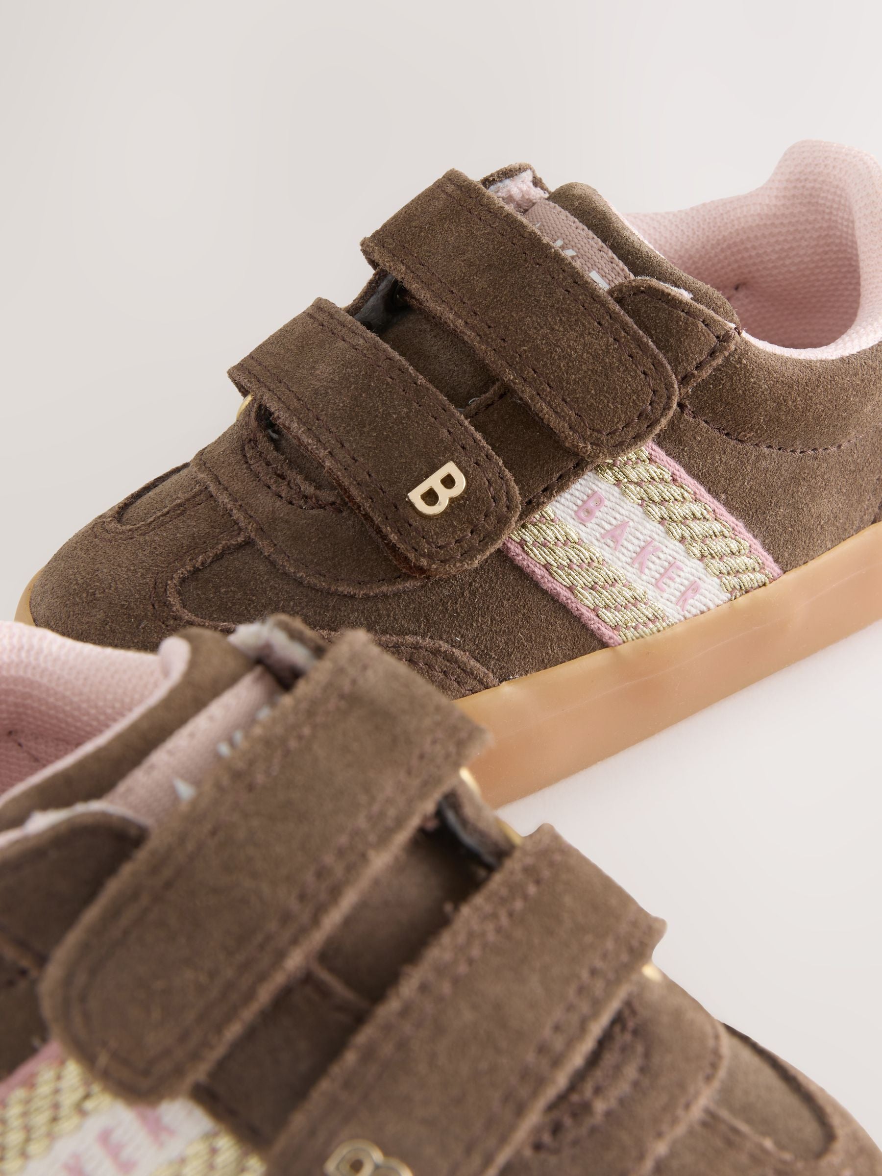 Baker by Ted Baker Tape Trainers with Gum Sole