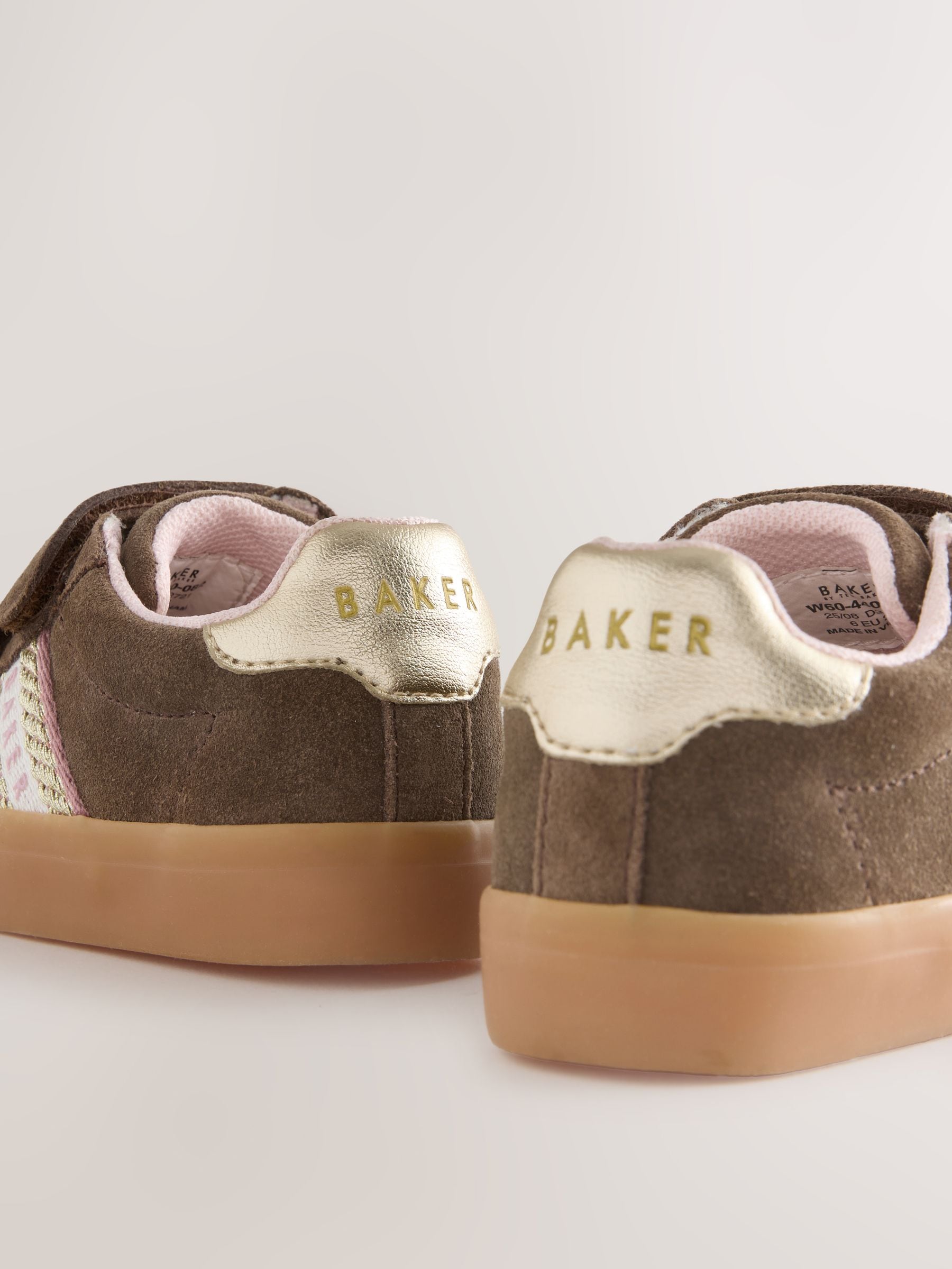 Baker by Ted Baker Tape Trainers with Gum Sole