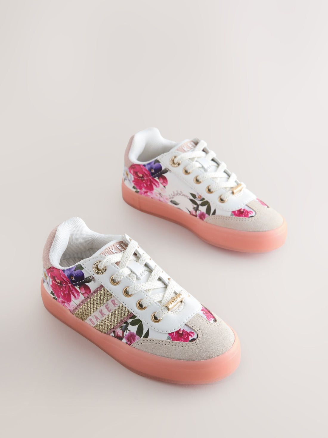 Baker by Ted Baker Tape Trainers with Gum Sole