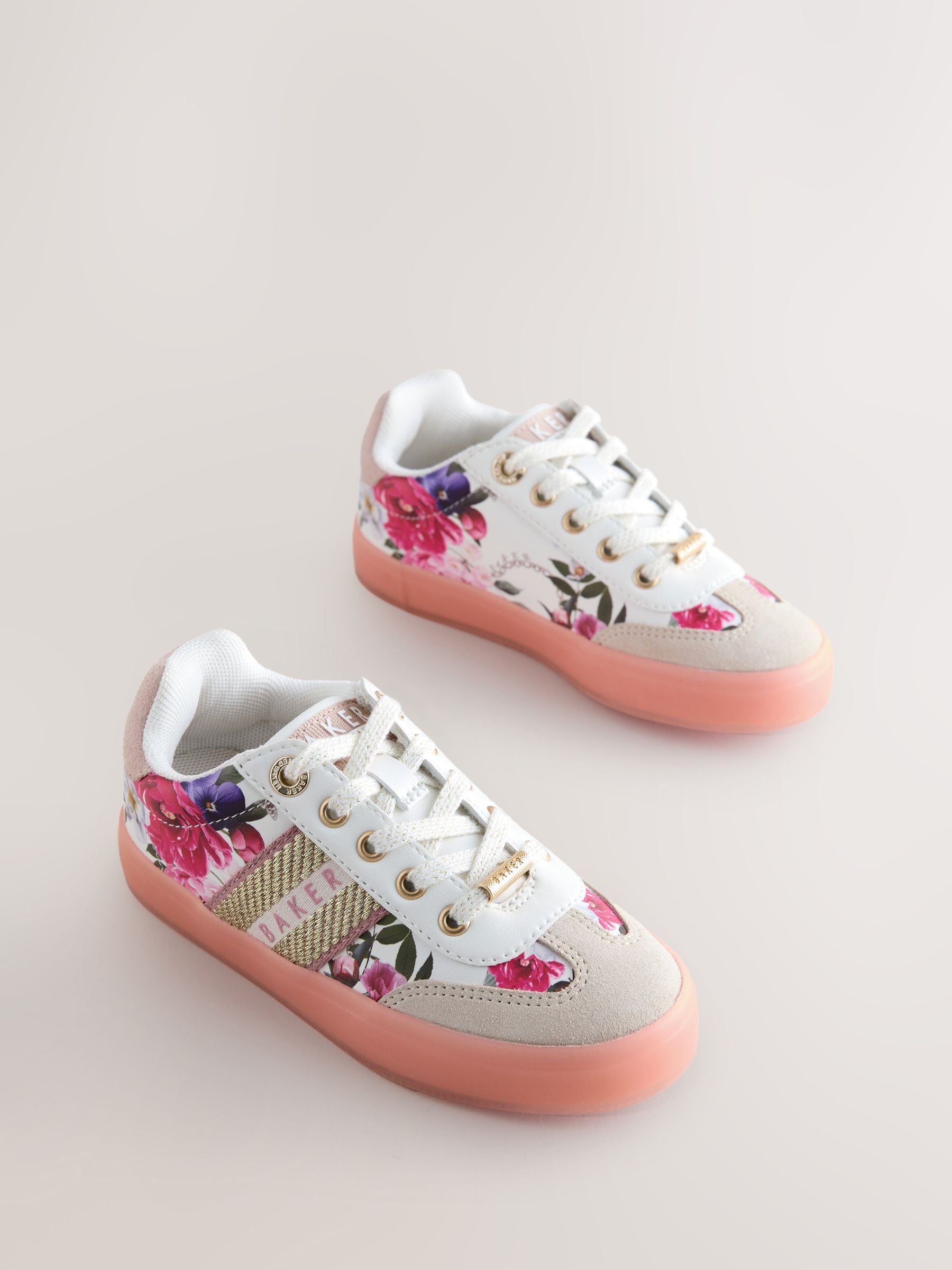 Baker by Ted Baker Tape Trainers with Gum Sole