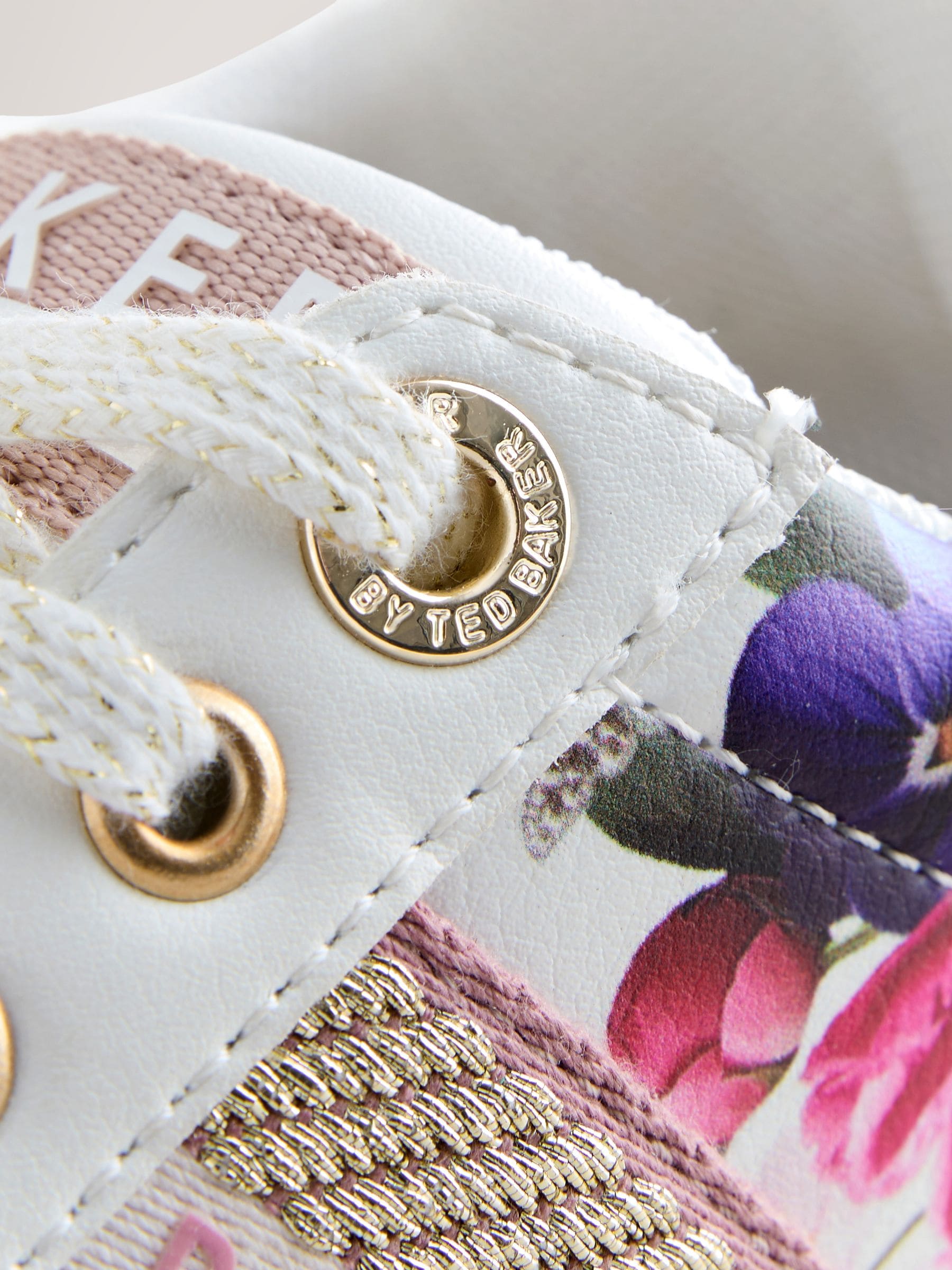 Baker by Ted Baker Tape Trainers with Gum Sole