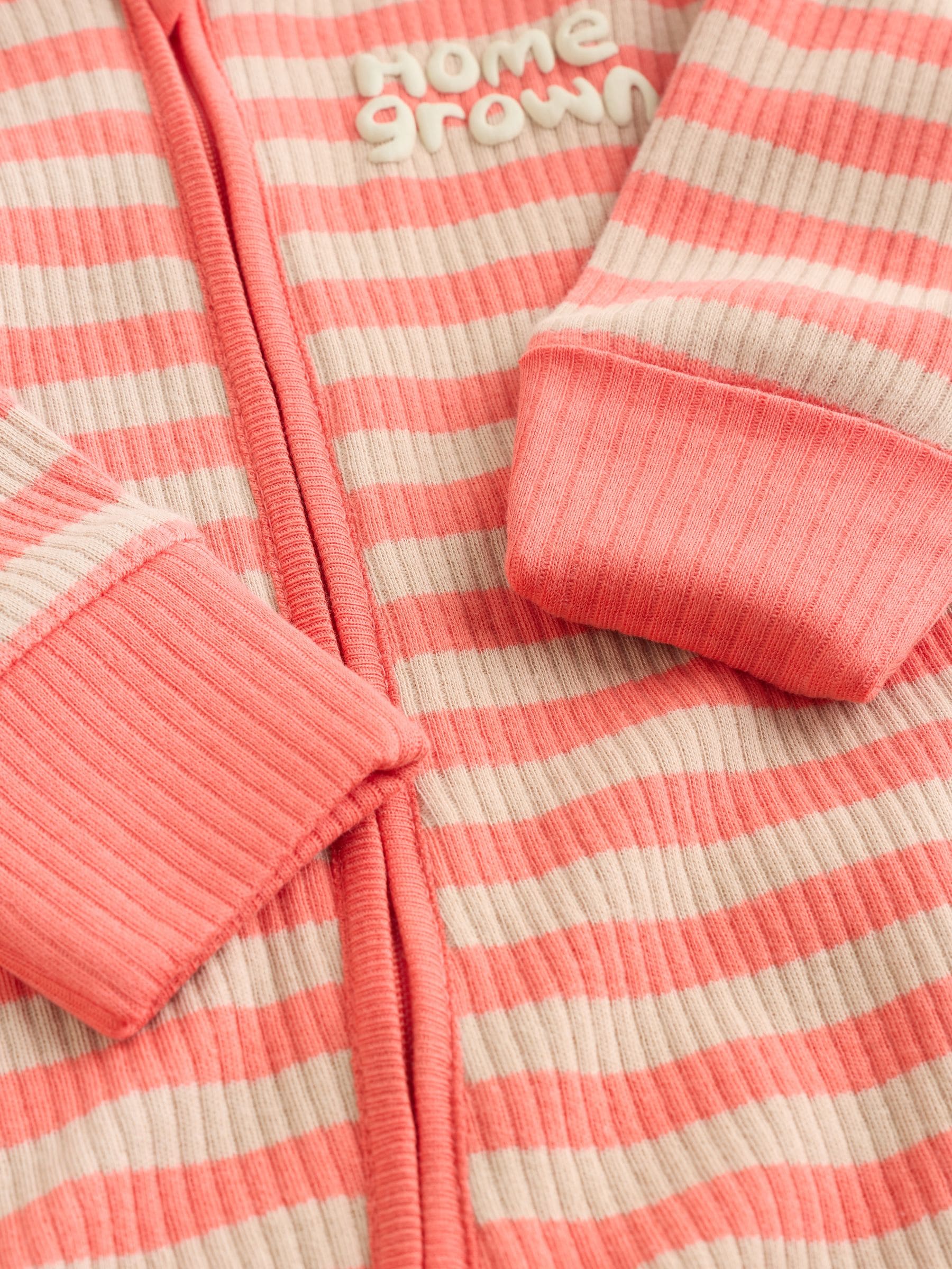 Multi Stripe Baby Sleepsuits 3 Pack (0mths-3yrs)