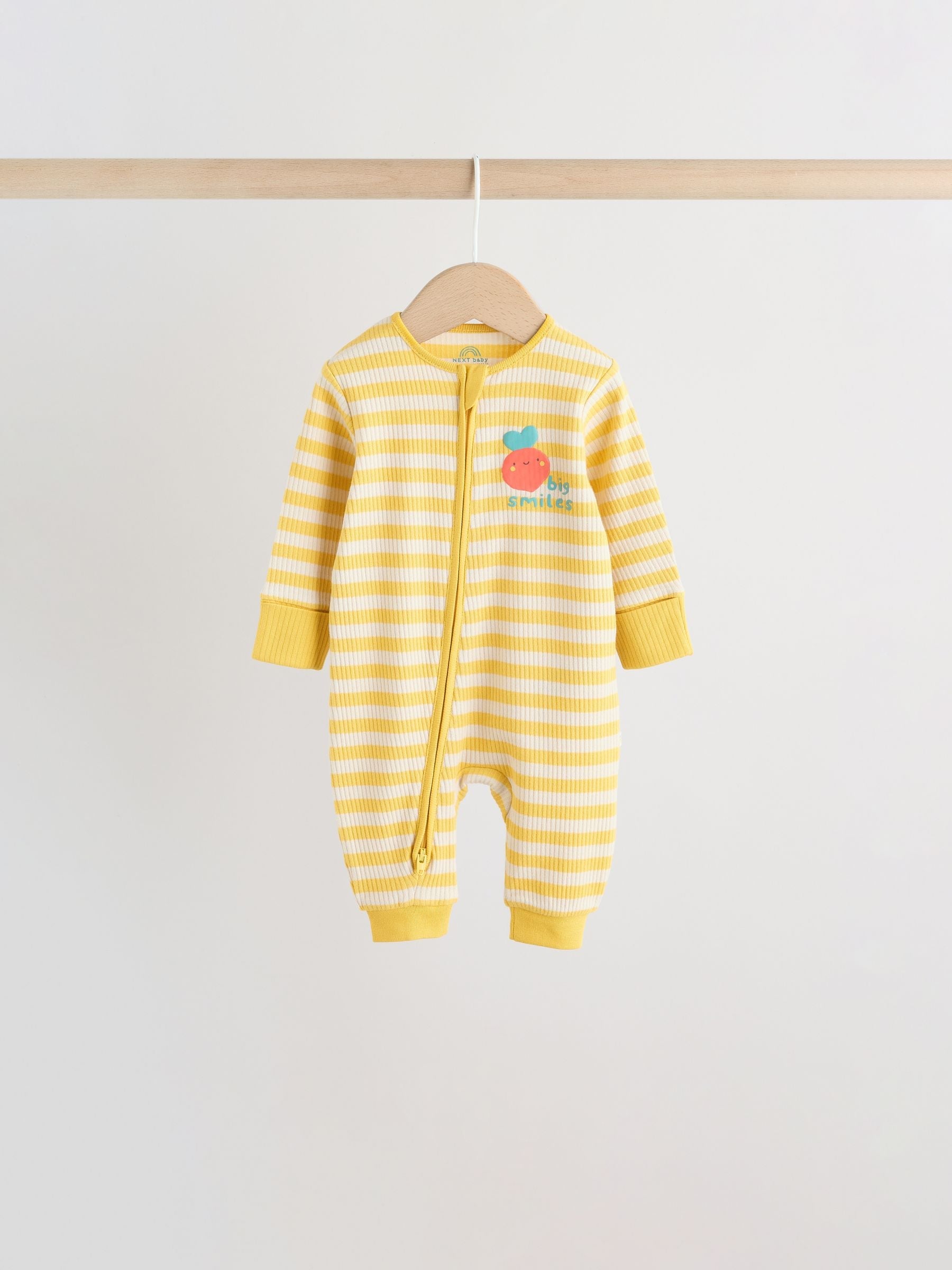 Multi Stripe Baby Sleepsuits 3 Pack (0mths-3yrs)