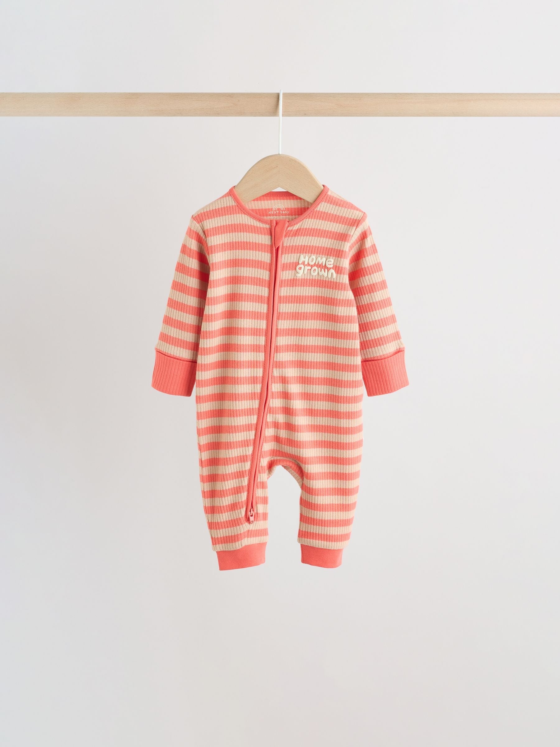 Multi Stripe Baby Sleepsuits 3 Pack (0mths-3yrs)