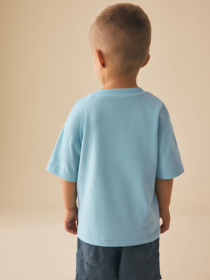 Blue Sea Animal Short Sleeve 3D Padded T-Shirt (3mths-7yrs)