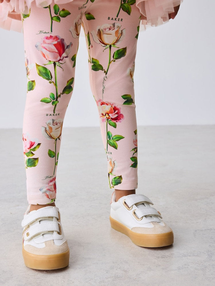 Baker by Ted Baker 2 Piece Bow Mesh Hem Sweat Top & Leggings Set