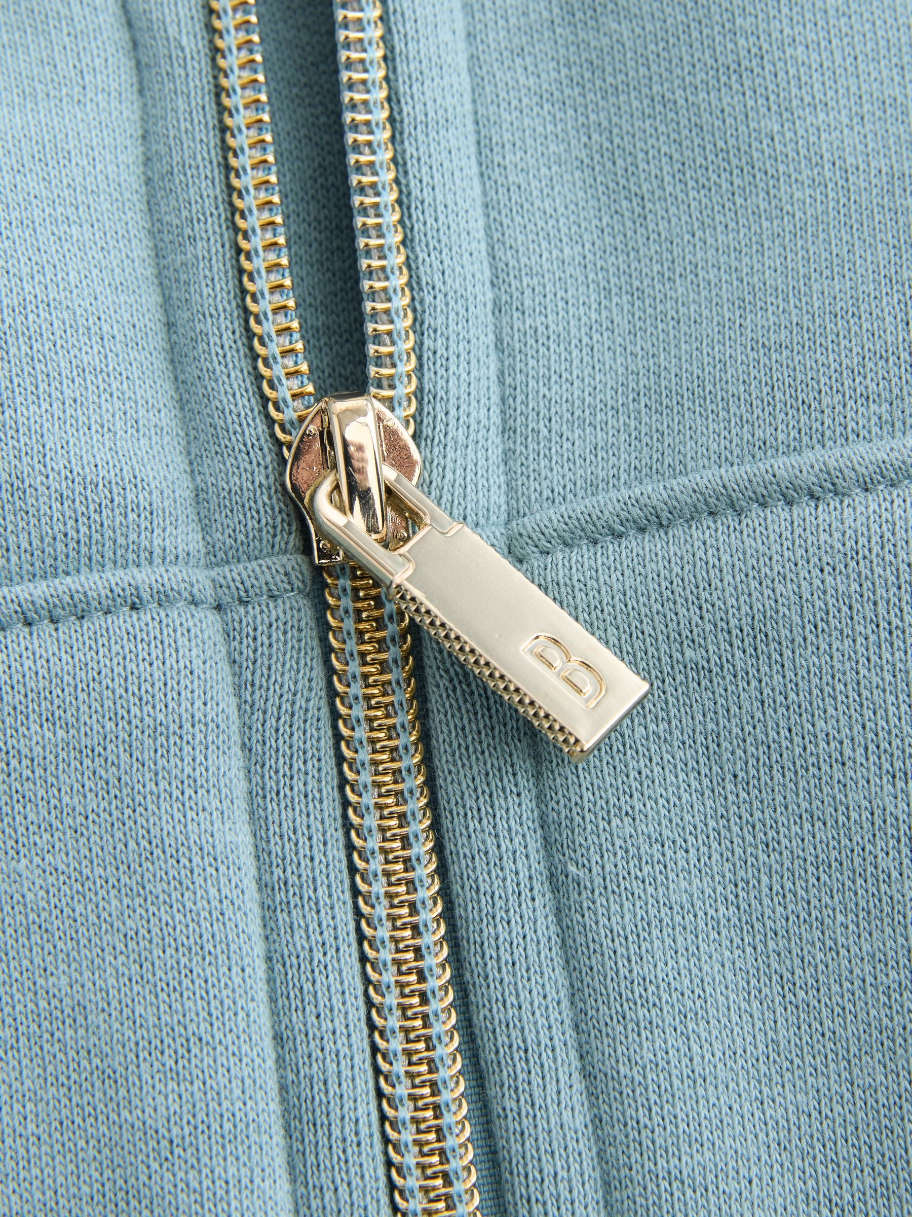 Baker by Ted Baker 3 Piece Blue Vest Hoodie & Wide Leg Joggers Set