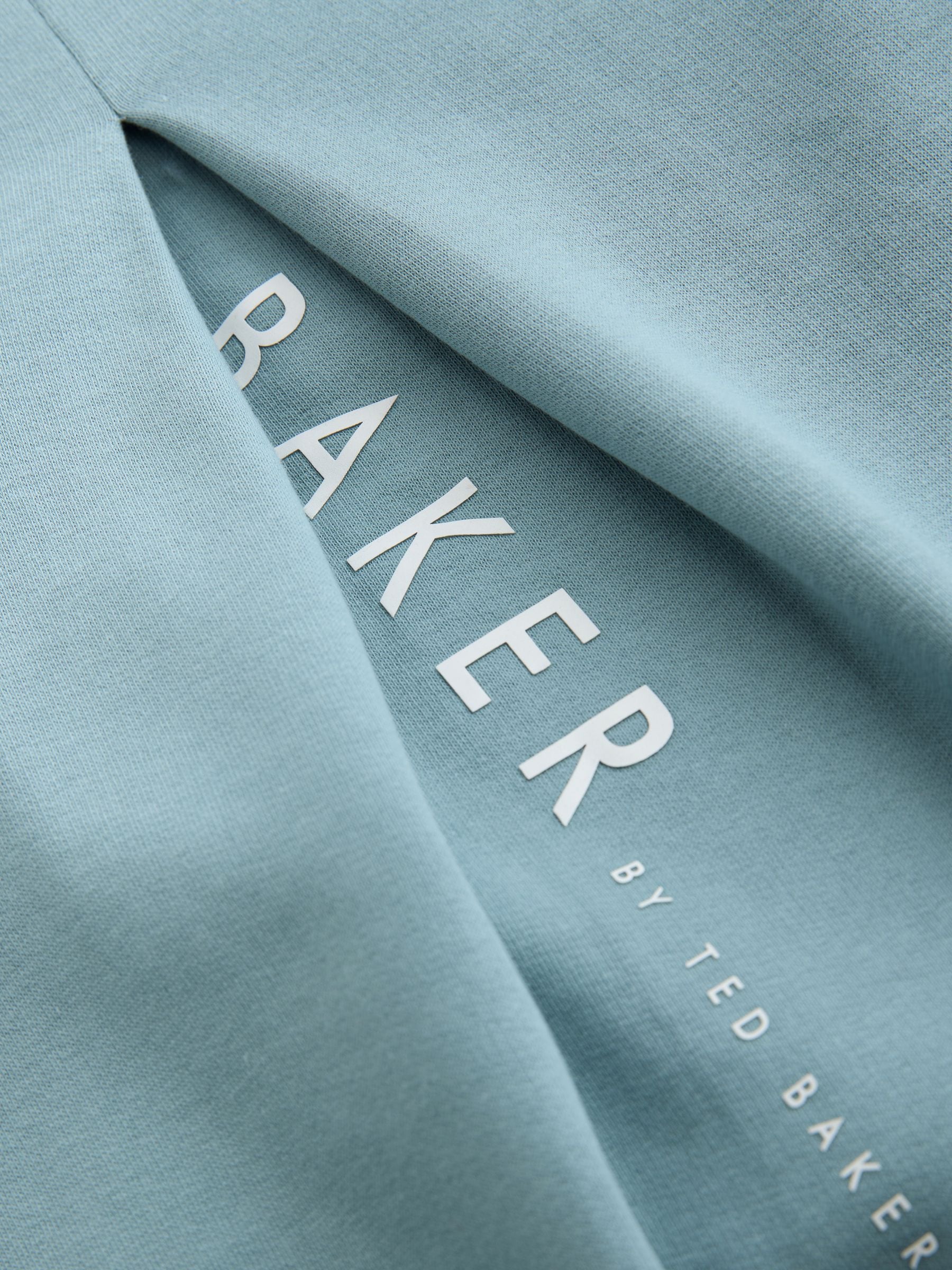 Baker by Ted Baker 3 Piece Blue Vest Hoodie & Wide Leg Joggers Set