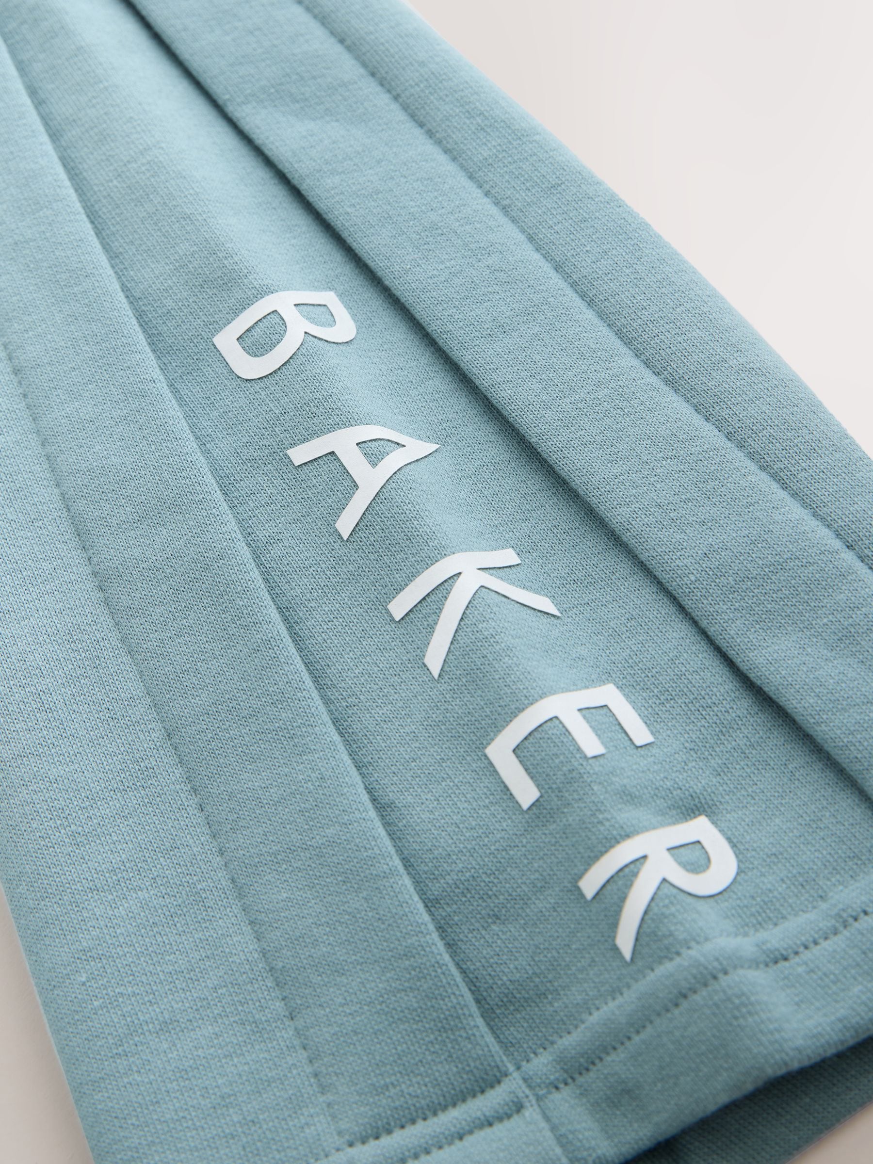 Baker by Ted Baker 3 Piece Blue Vest Hoodie & Wide Leg Joggers Set