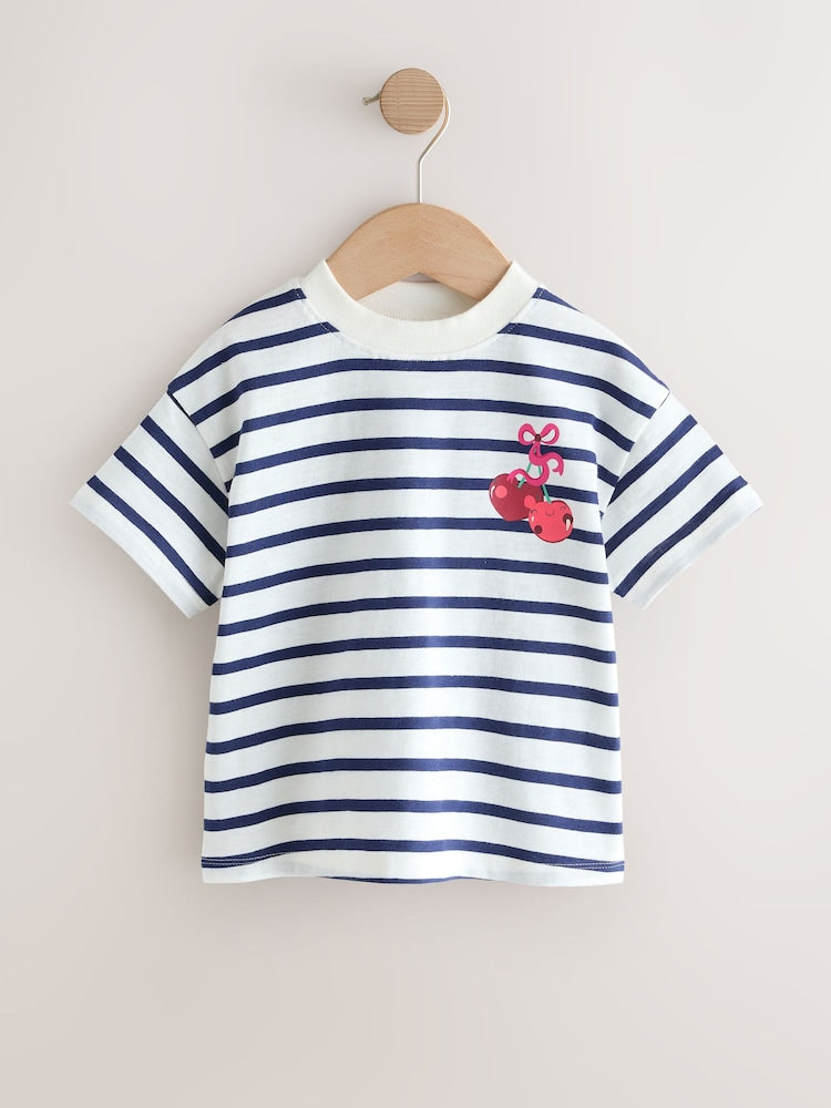 Red Hearts T-Shirts 3 Pack (3mths-7yrs) - Image 4 of 10
