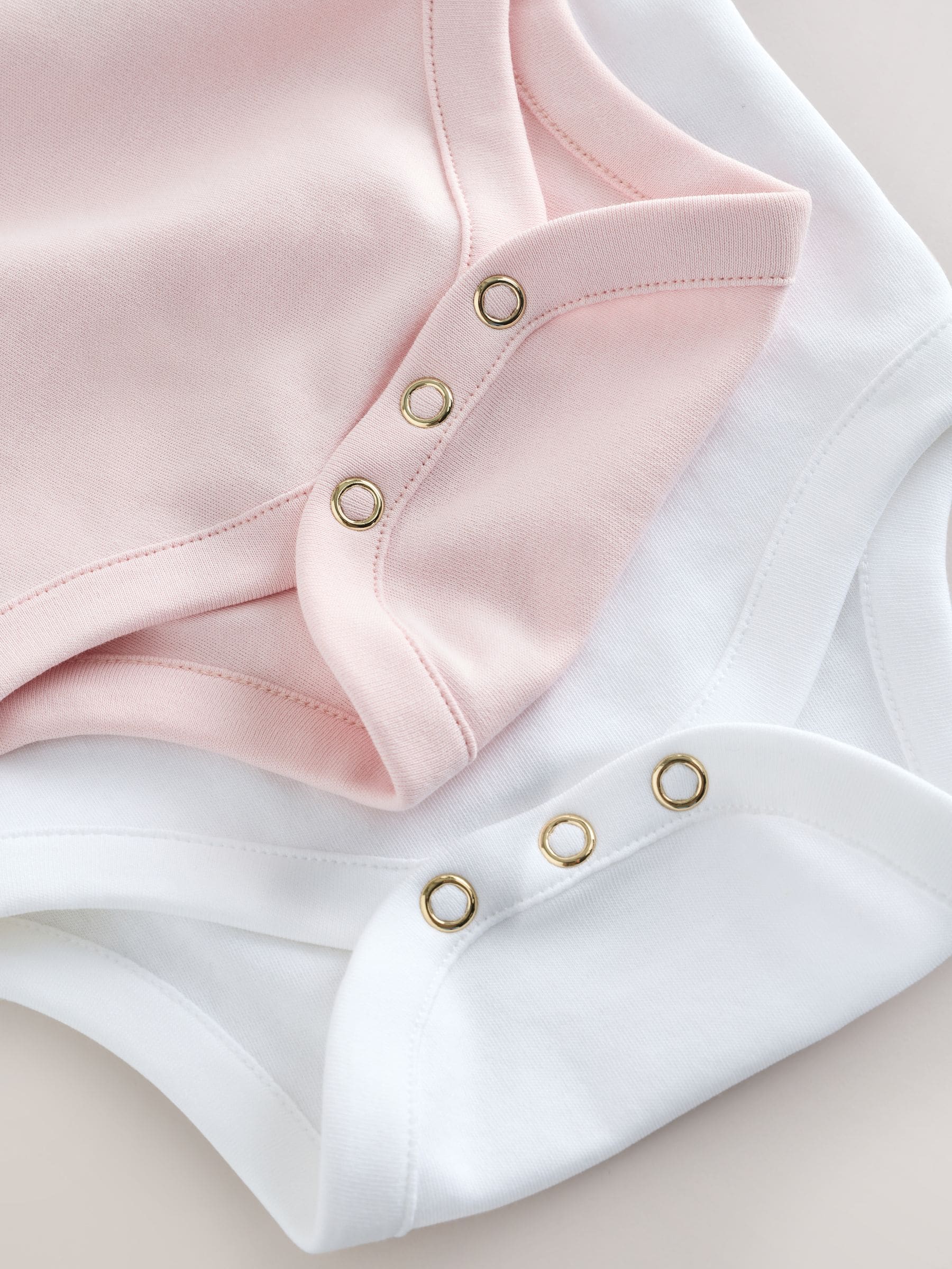 Baker by Ted Baker 2 Pack White/Pink Frill Bodysuits