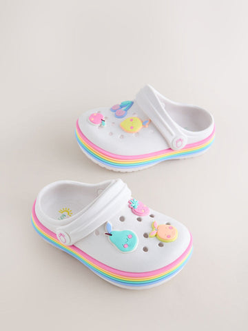 White Fruit Standard Fit (F) Character Clogs