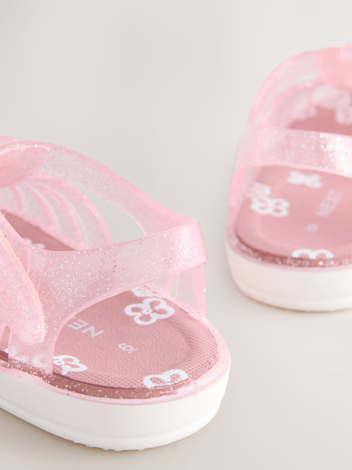 Pink Jelly Sandals