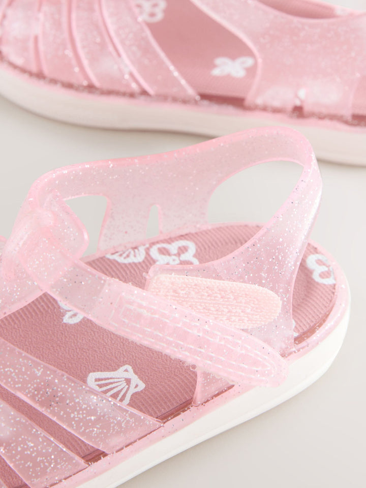 Pink Jelly Sandals
