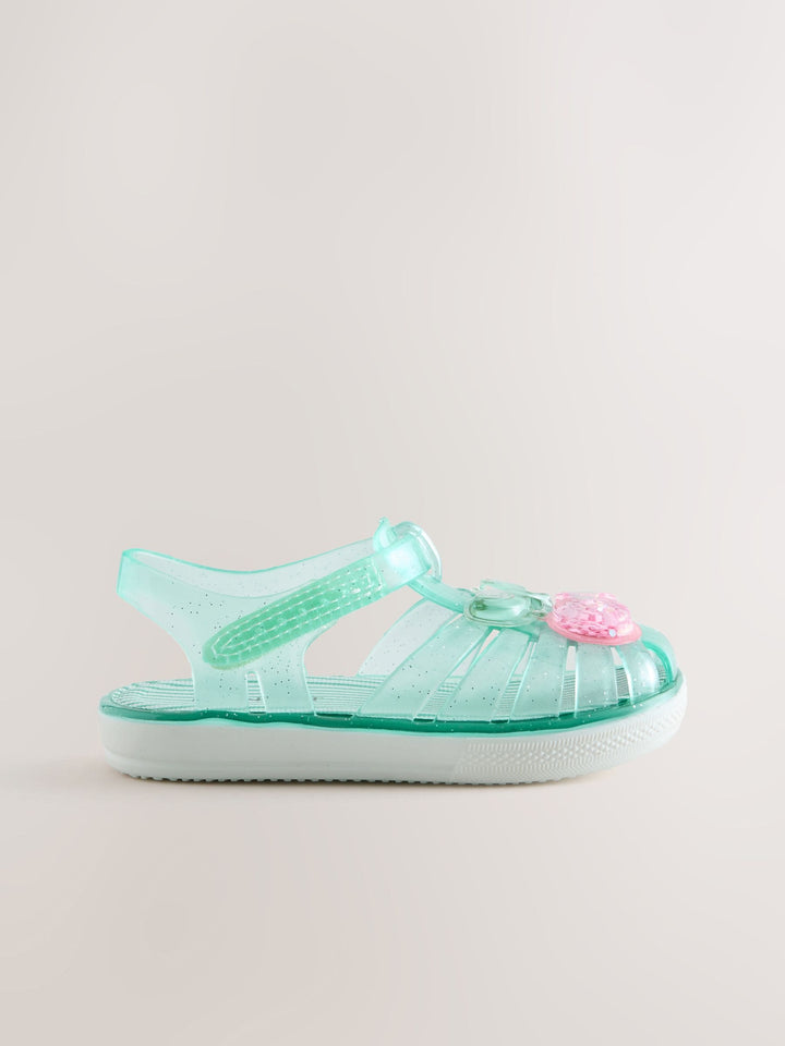 Green Jelly Sandals