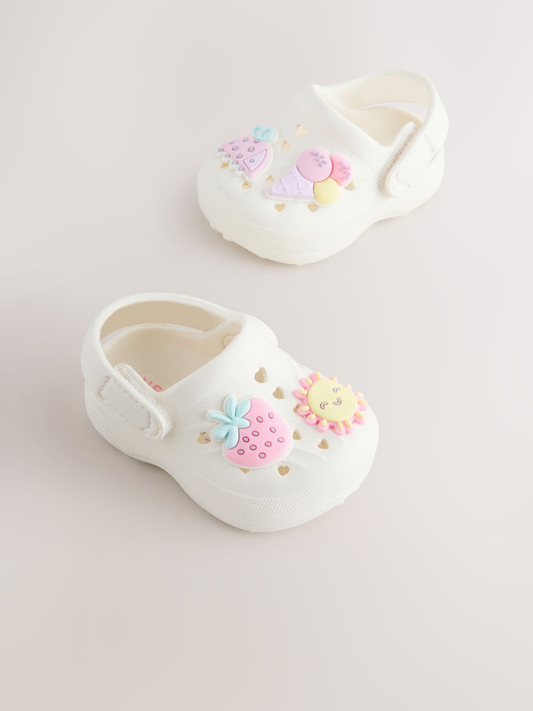 White Bunny Character Baby EVA Clogs (0-24mths)