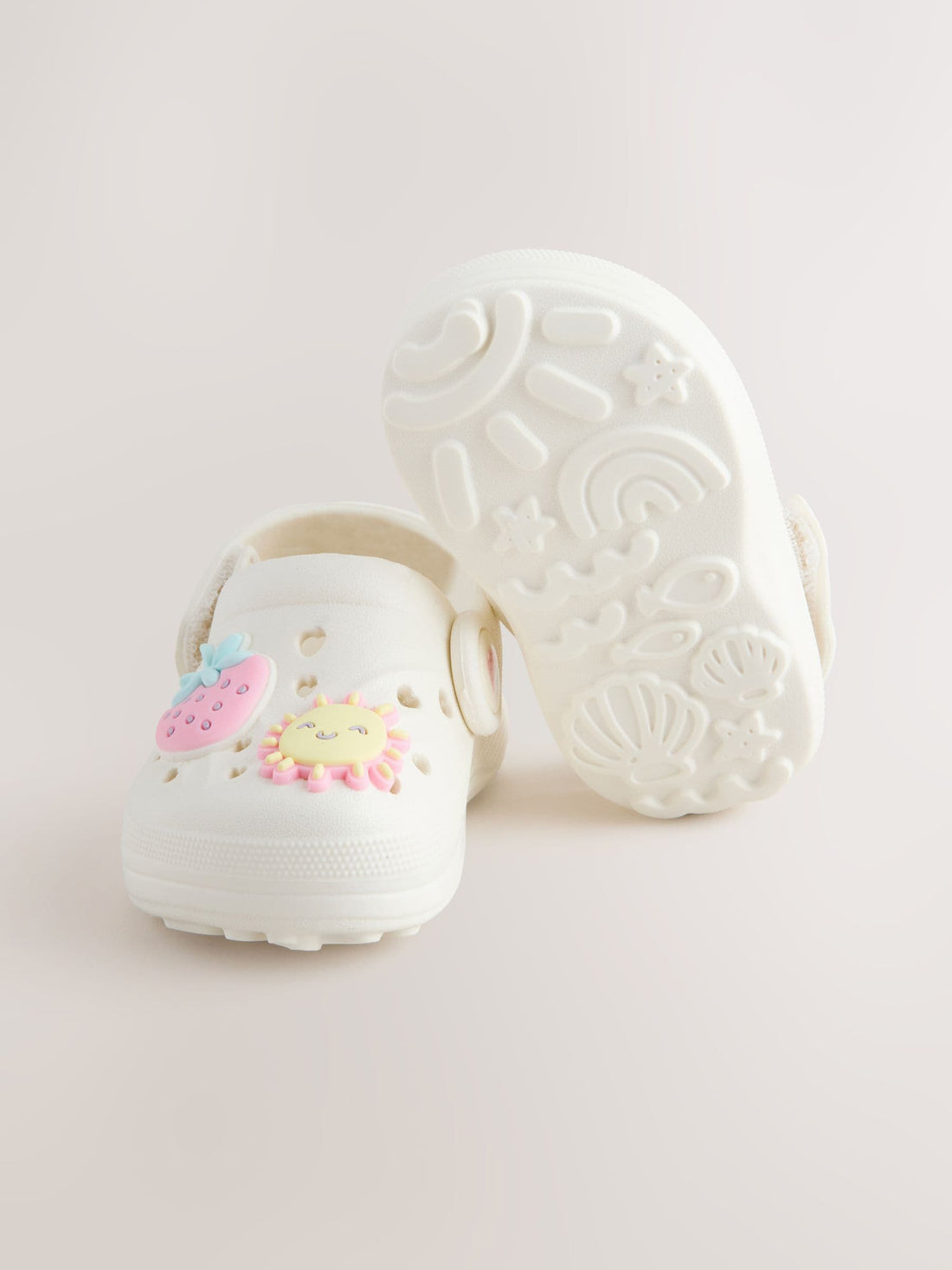 White Bunny Character Baby EVA Clogs (0-24mths)
