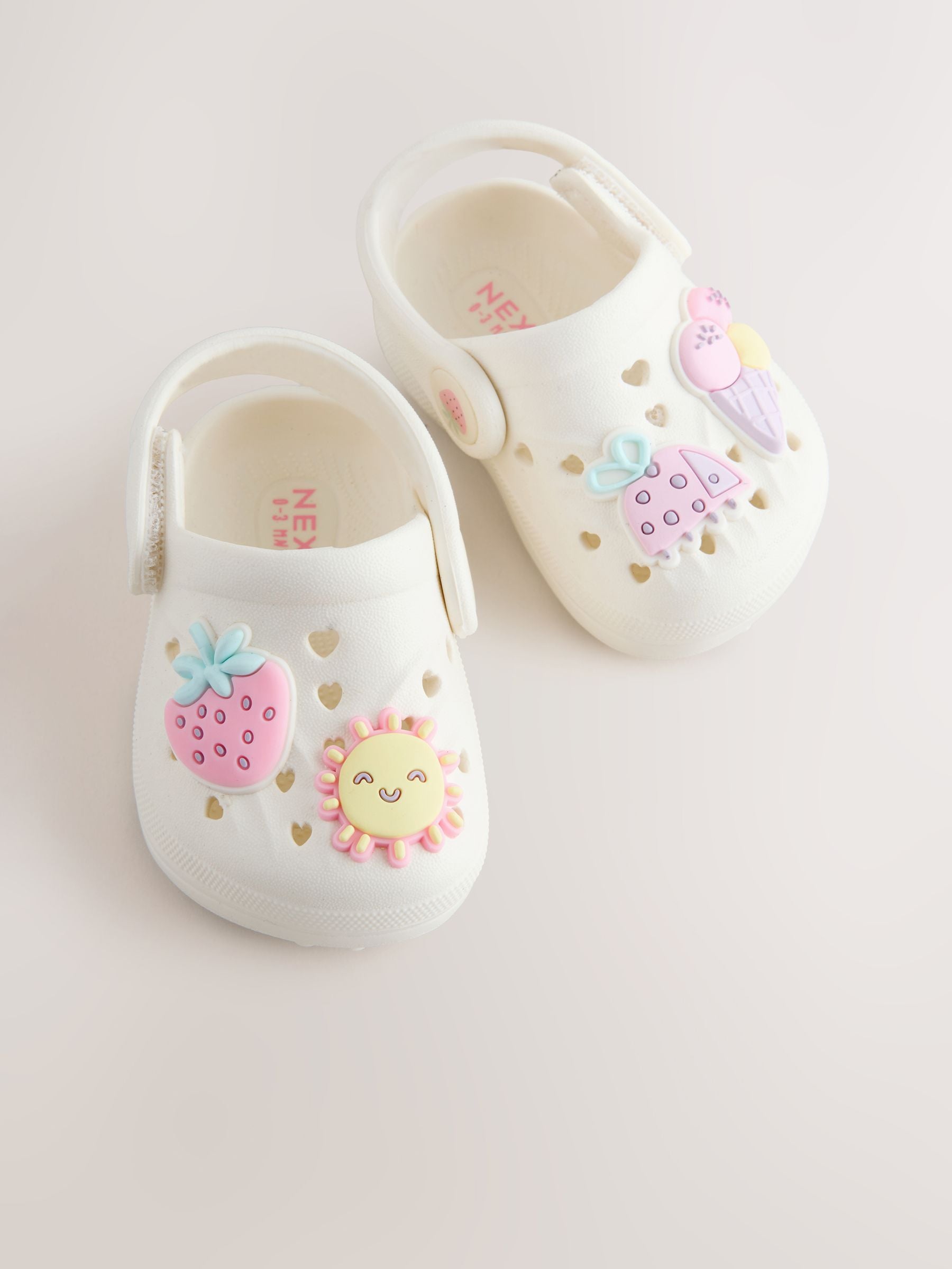 White Bunny Character Baby EVA Clogs (0-24mths)