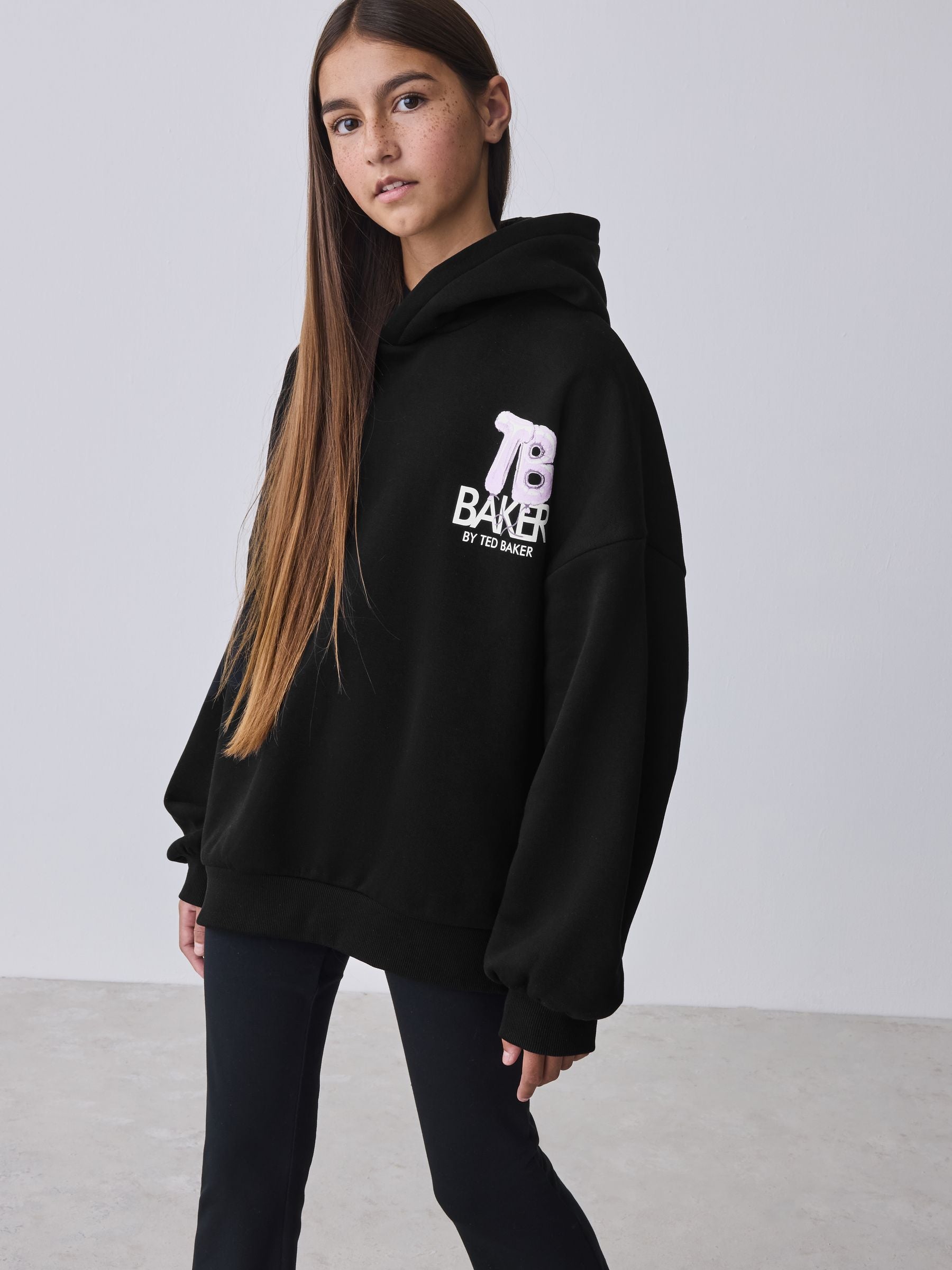 Baker by Ted Baker Oversized Back Print Hoodie