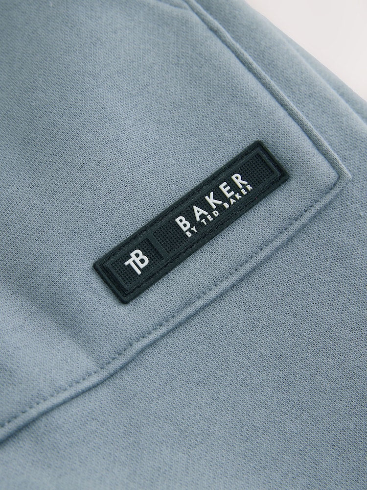 Baker by Ted Baker Lime Green/Grey Oversized Sweatshirt and Shorts Set