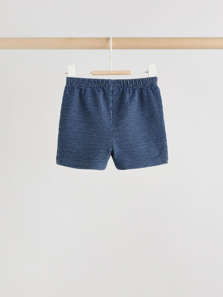 Blue Nautical Scene Top and Shorts Baby Set (0mths-2yrs)