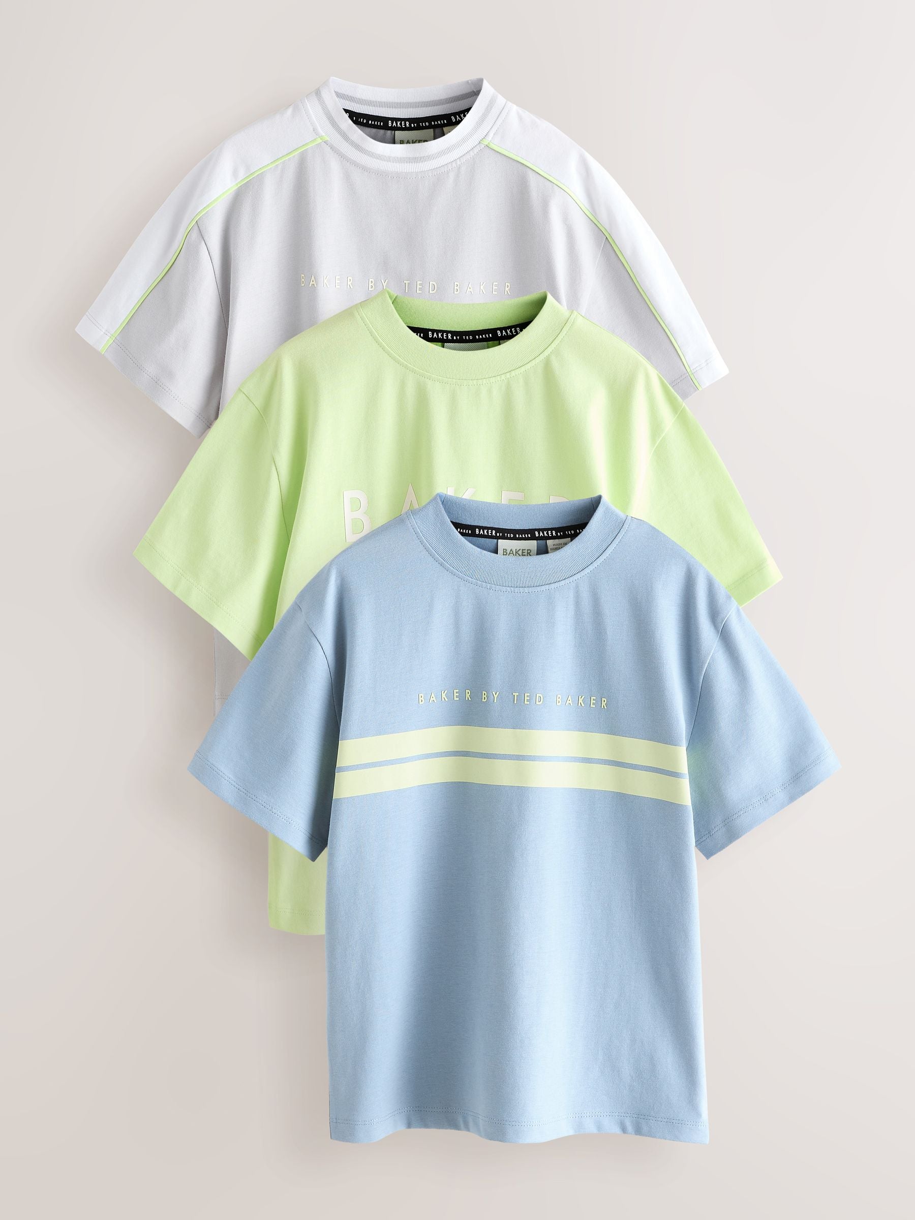Baker by Ted Baker Colourblock T-Shirts 3 Pack