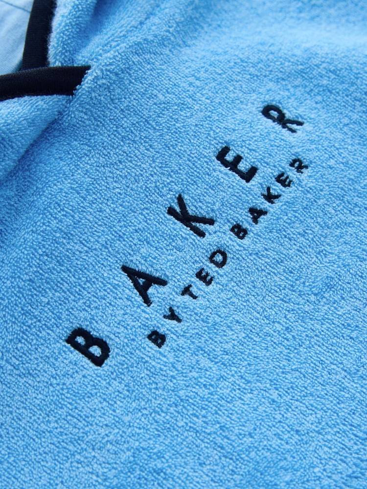 Baker by Ted Baker Blue Towelling Poncho