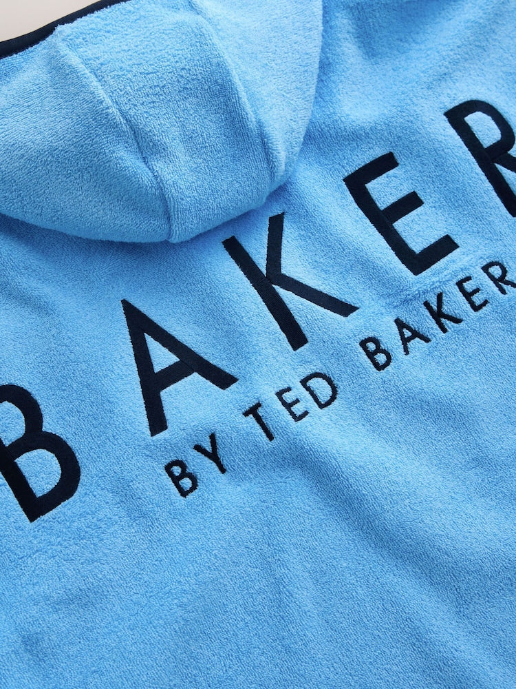 Baker by Ted Baker Blue Towelling Poncho