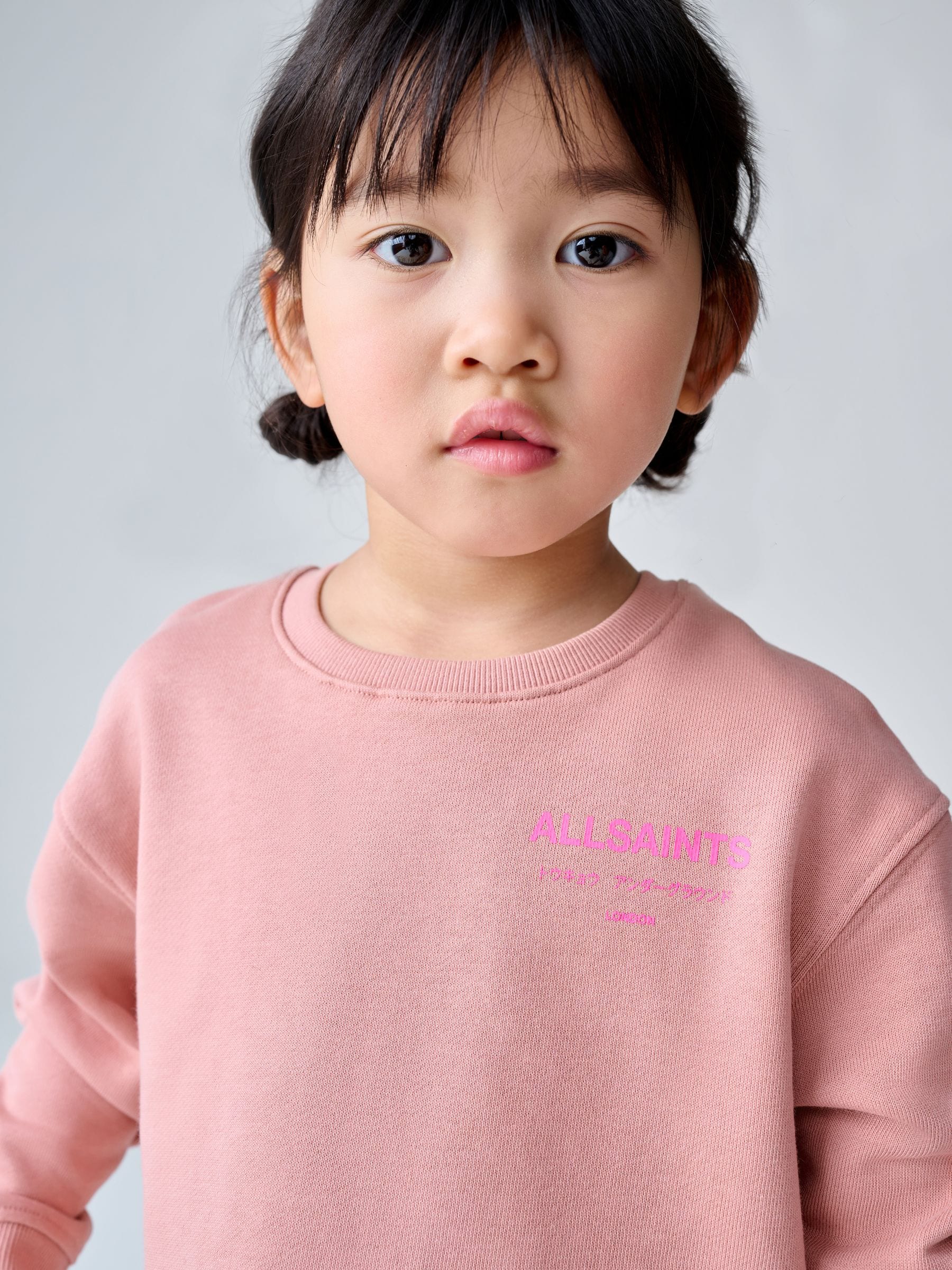 smALLSAINTS Mid Pink Underground Sweatshirt and Short Younger Set