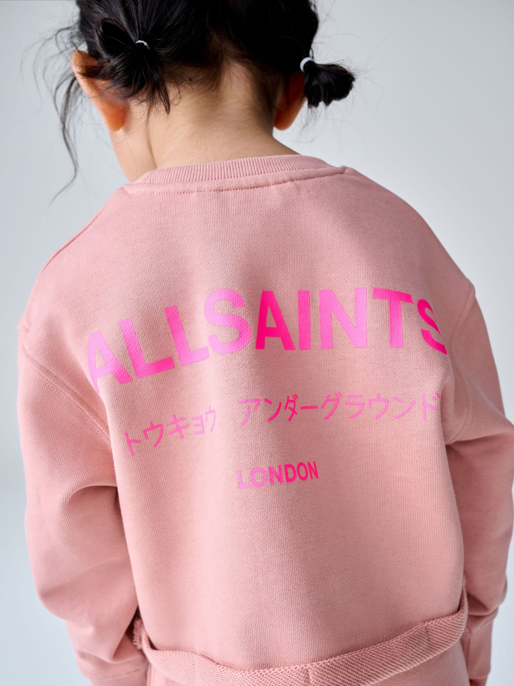 smALLSAINTS Mid Pink Underground Sweatshirt and Short Younger Set