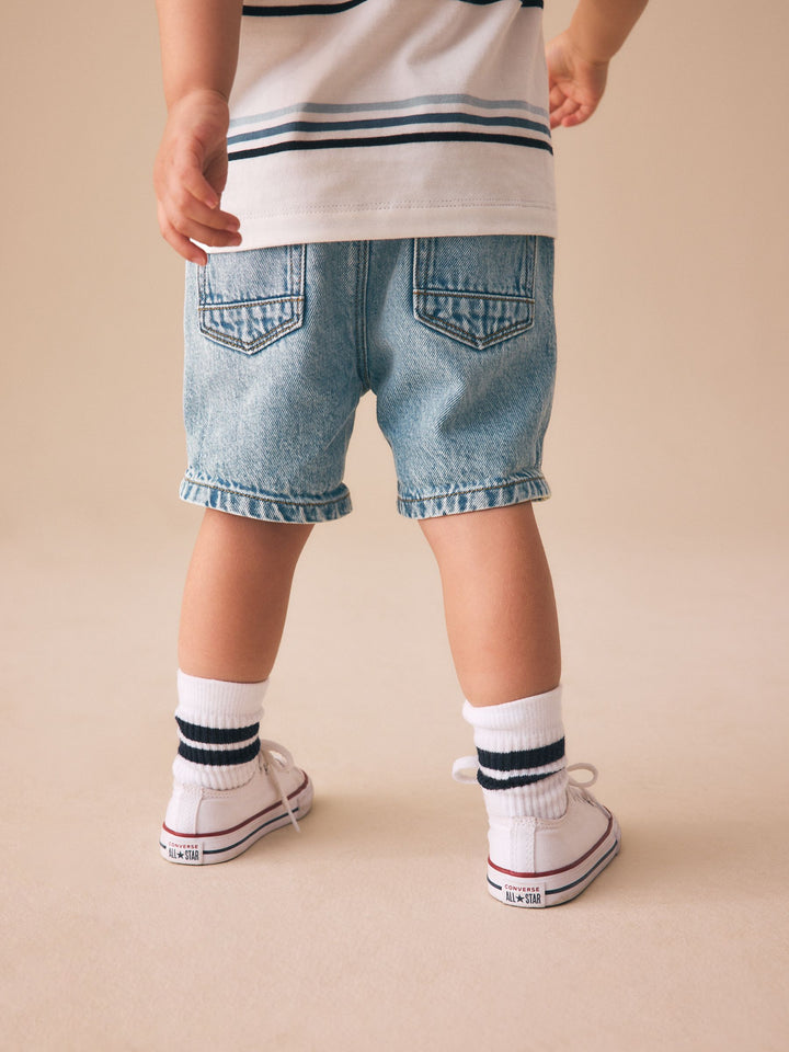 Light Blue Denim Shorts (3mths-7yrs)