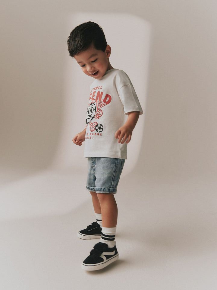 Light Blue Denim Shorts (3mths-7yrs)